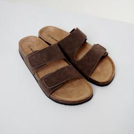 Threadbare Faux Suede Two Strap Sandals