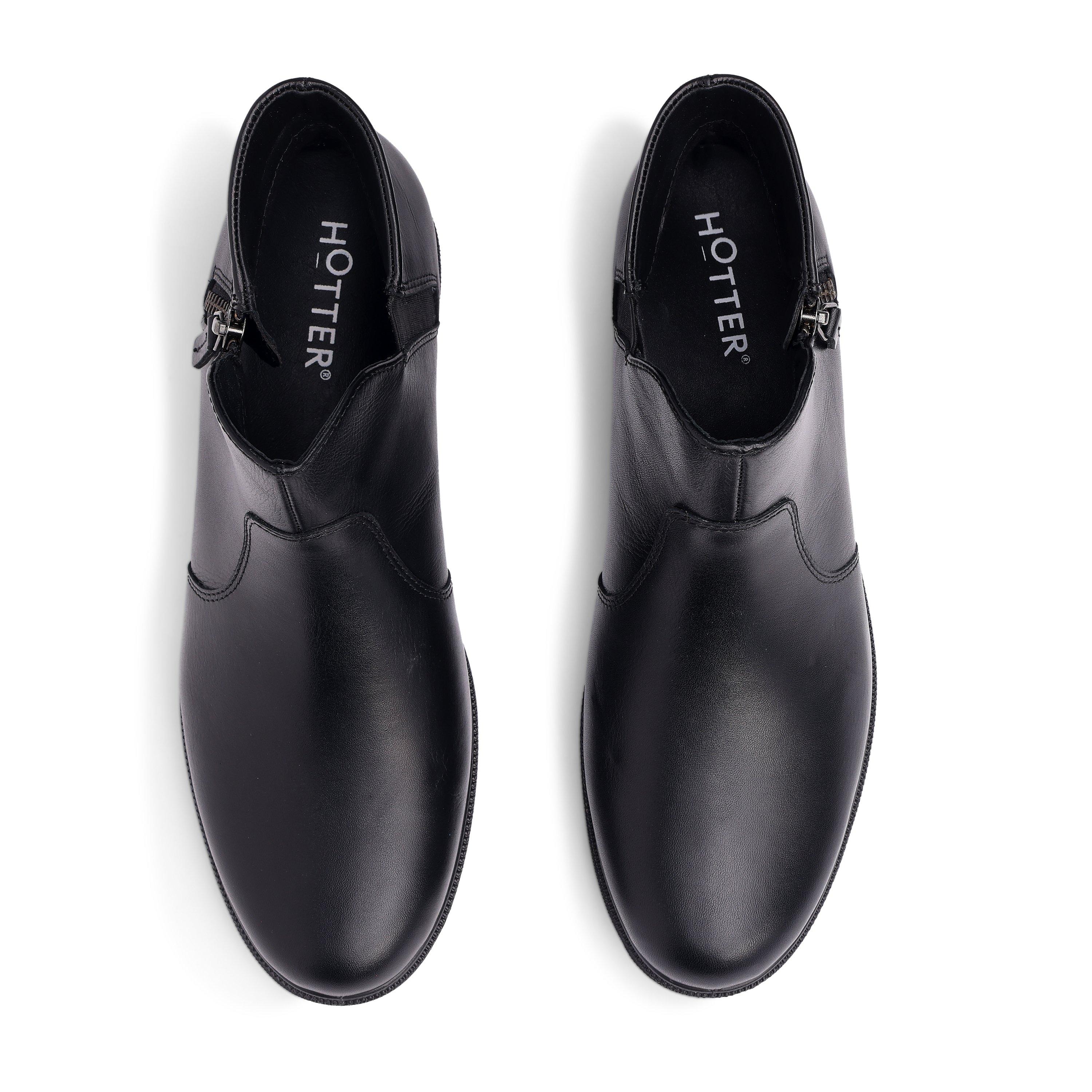 Black - Hotter - Ludlow Standard Fit Ankle Boots - 3