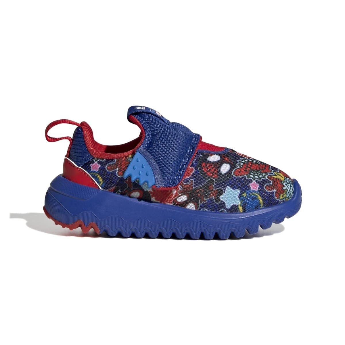Blauw - adidas - Kids' Spiderman Low-Top Trainers - 1