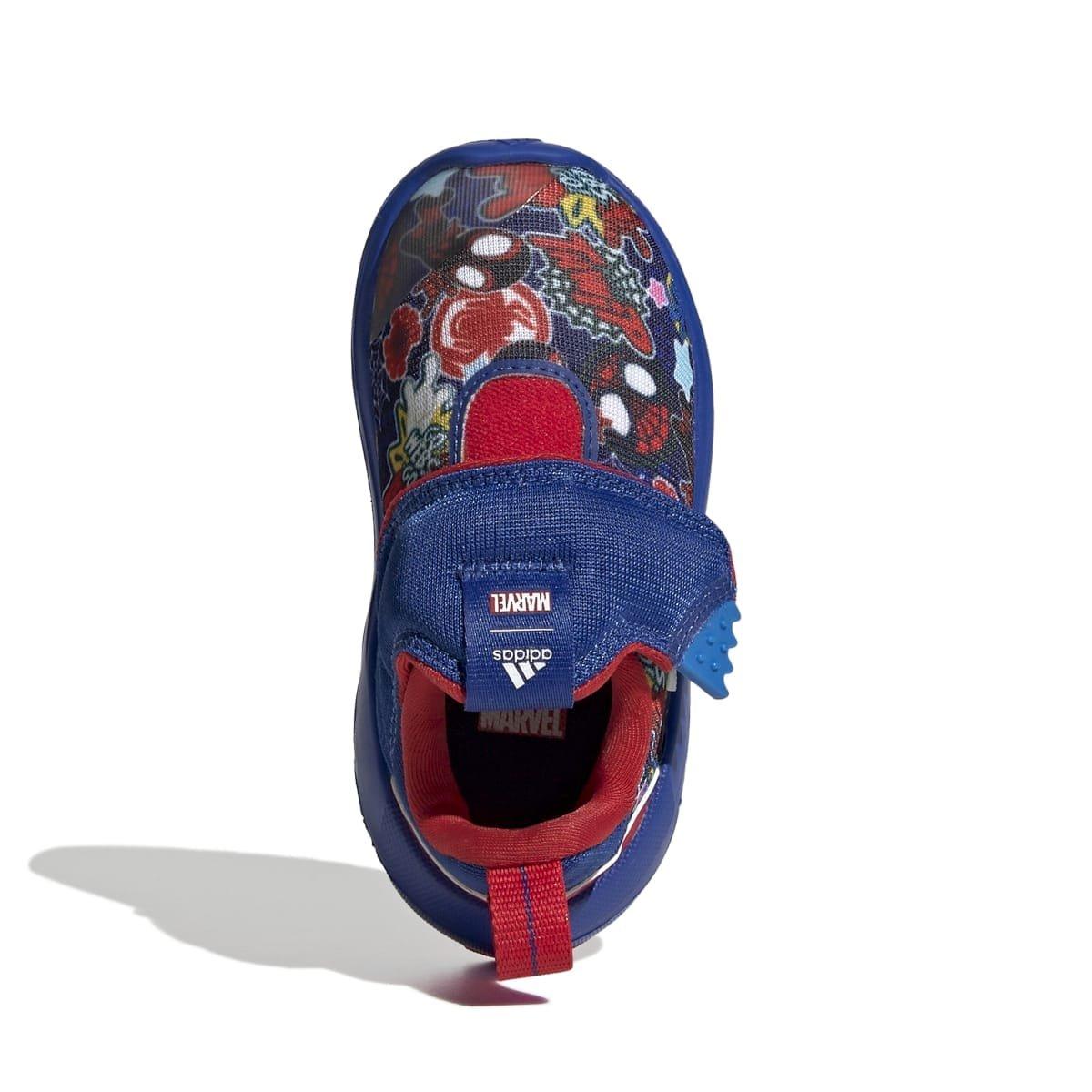 Blauw - adidas - Kids' Spiderman Low-Top Trainers - 3