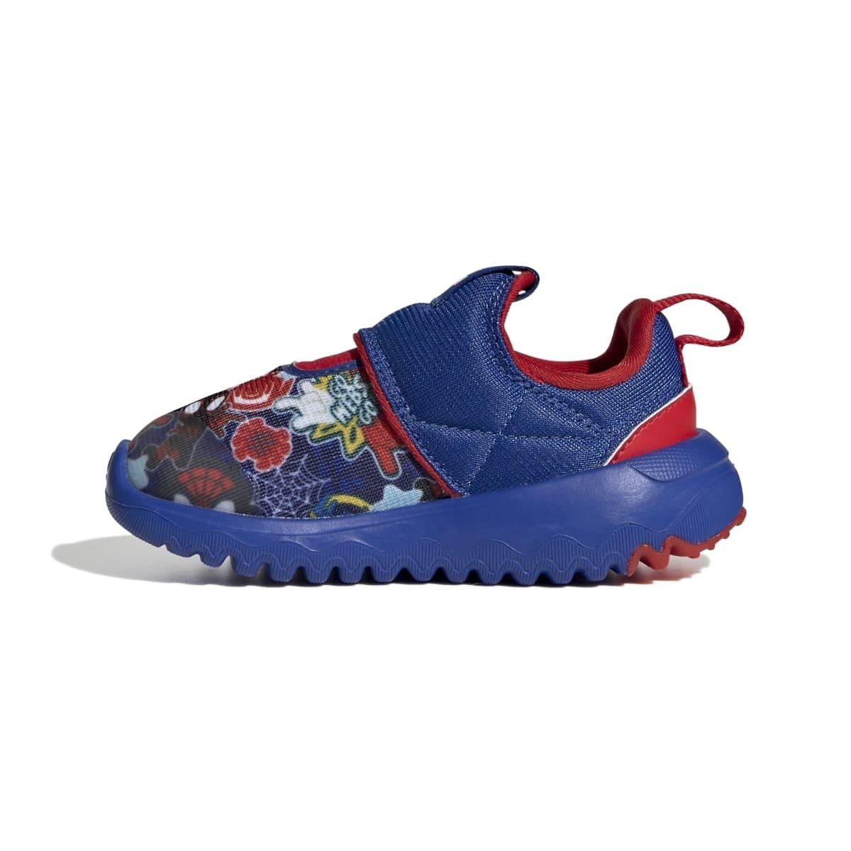 Blauw - adidas - Kids' Spiderman Low-Top Trainers - 5