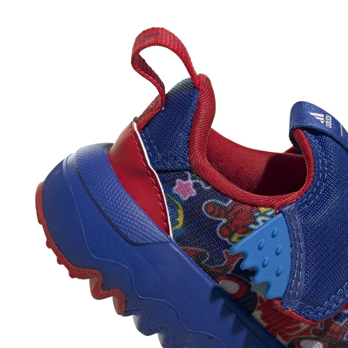 Blauw - adidas - Kids' Spiderman Low-Top Trainers - 9