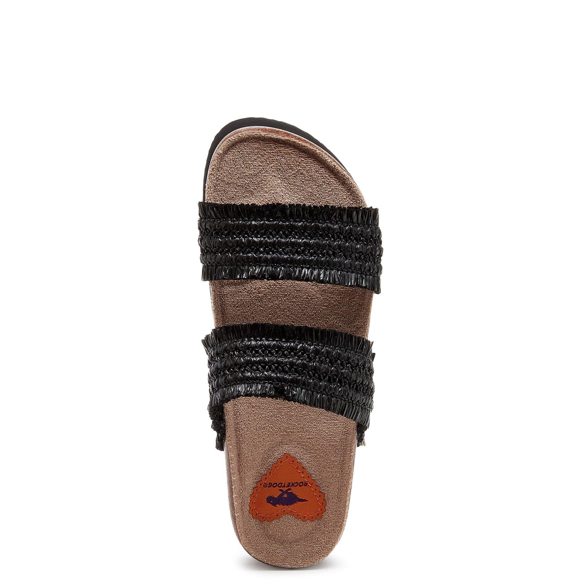 Black - Rocket Dog - Aruba Raffia Sandal - 3