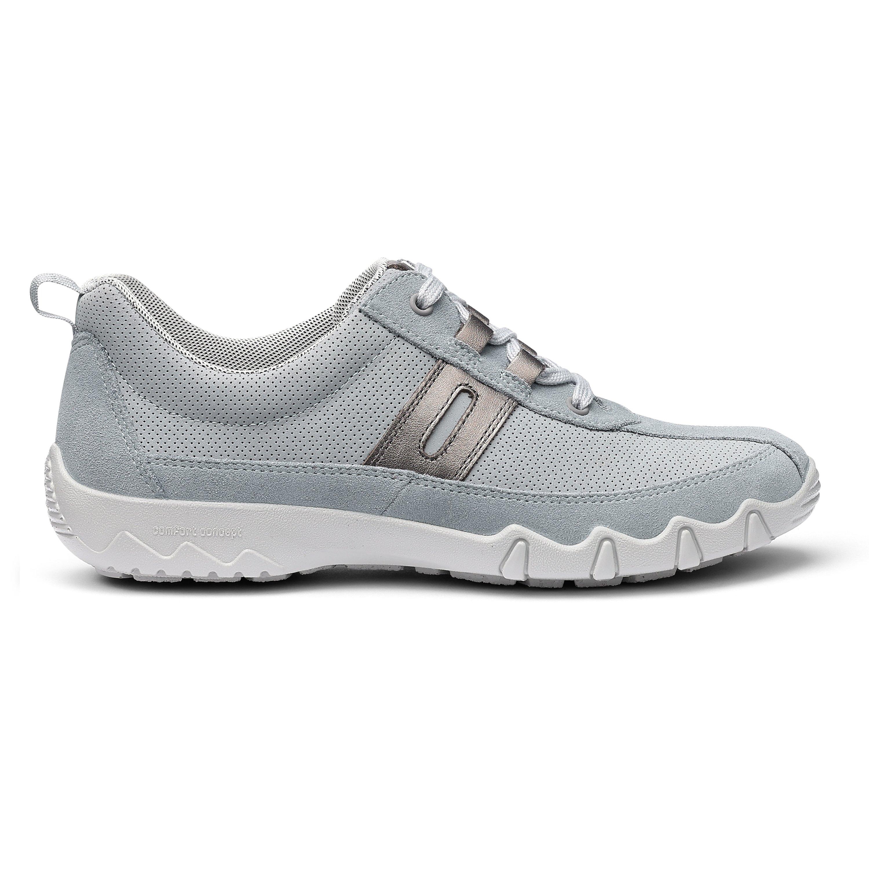 Pale Blue-Pewte - Hotter - Leanne II Standard Fit Trainers - 1