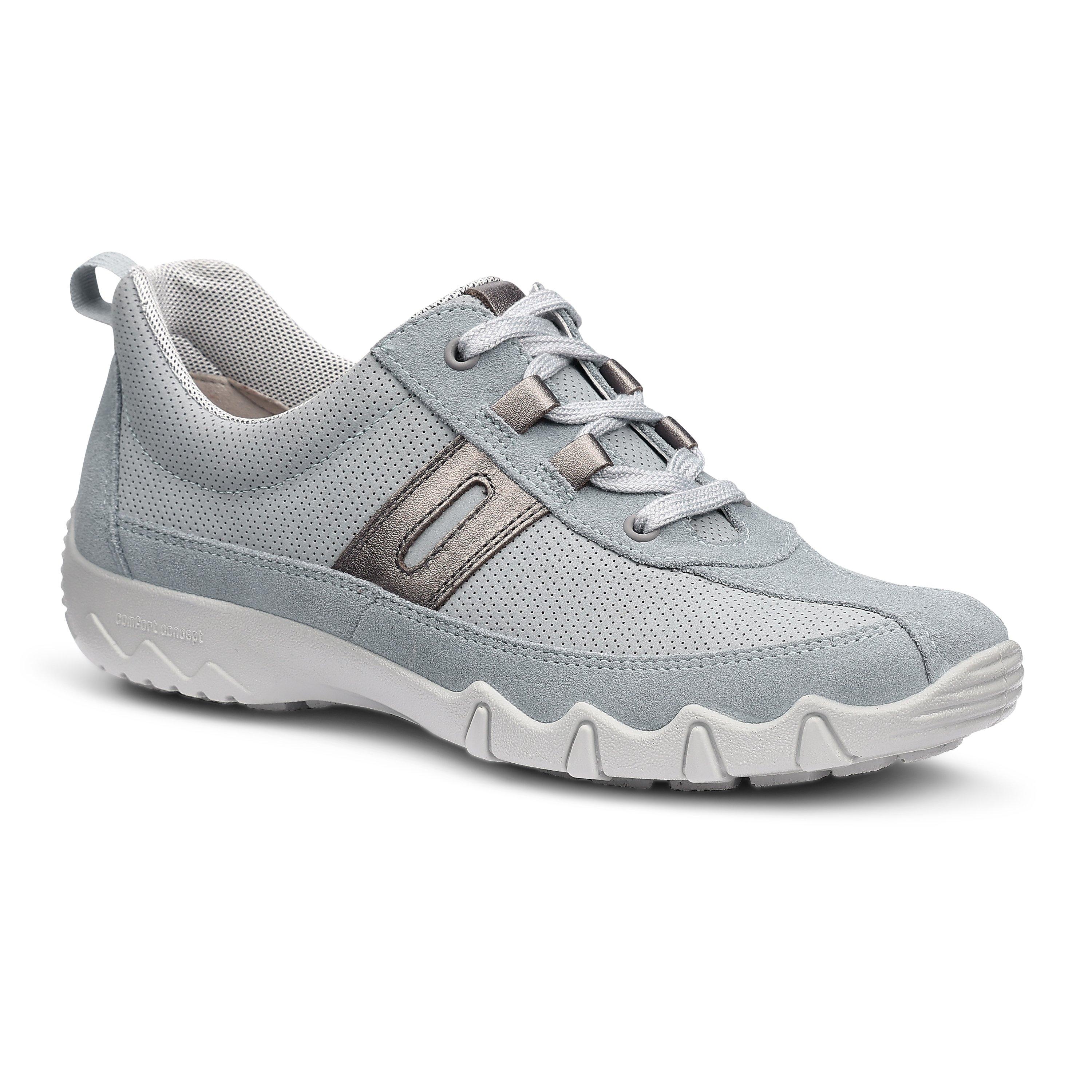Pale Blue-Pewte - Hotter - Leanne II Standard Fit Trainers - 2