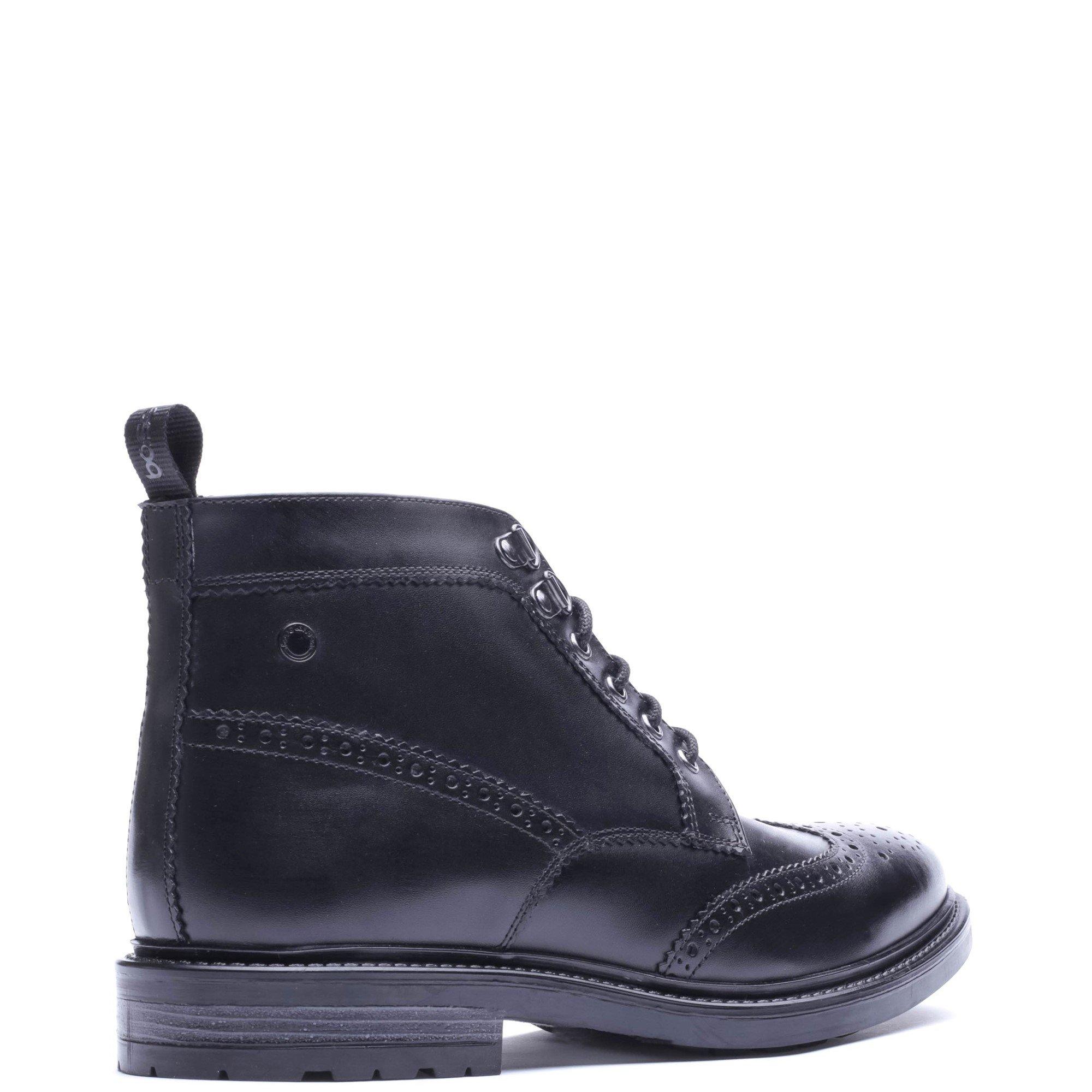 Black - Base London - FOSTER BROGUE BOOT - 3
