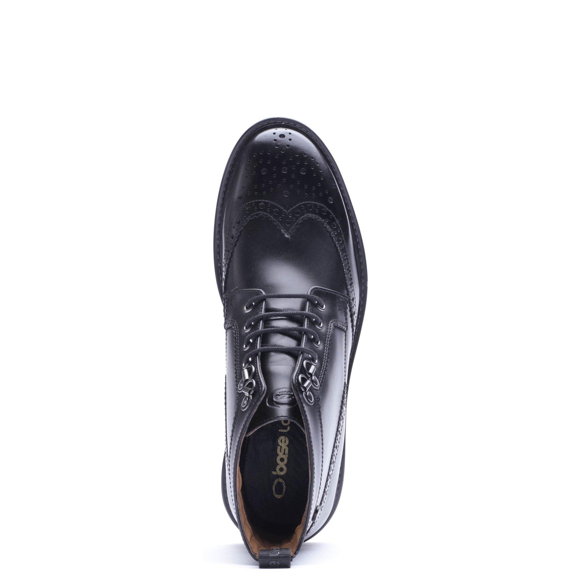 Black - Base London - FOSTER BROGUE BOOT - 4