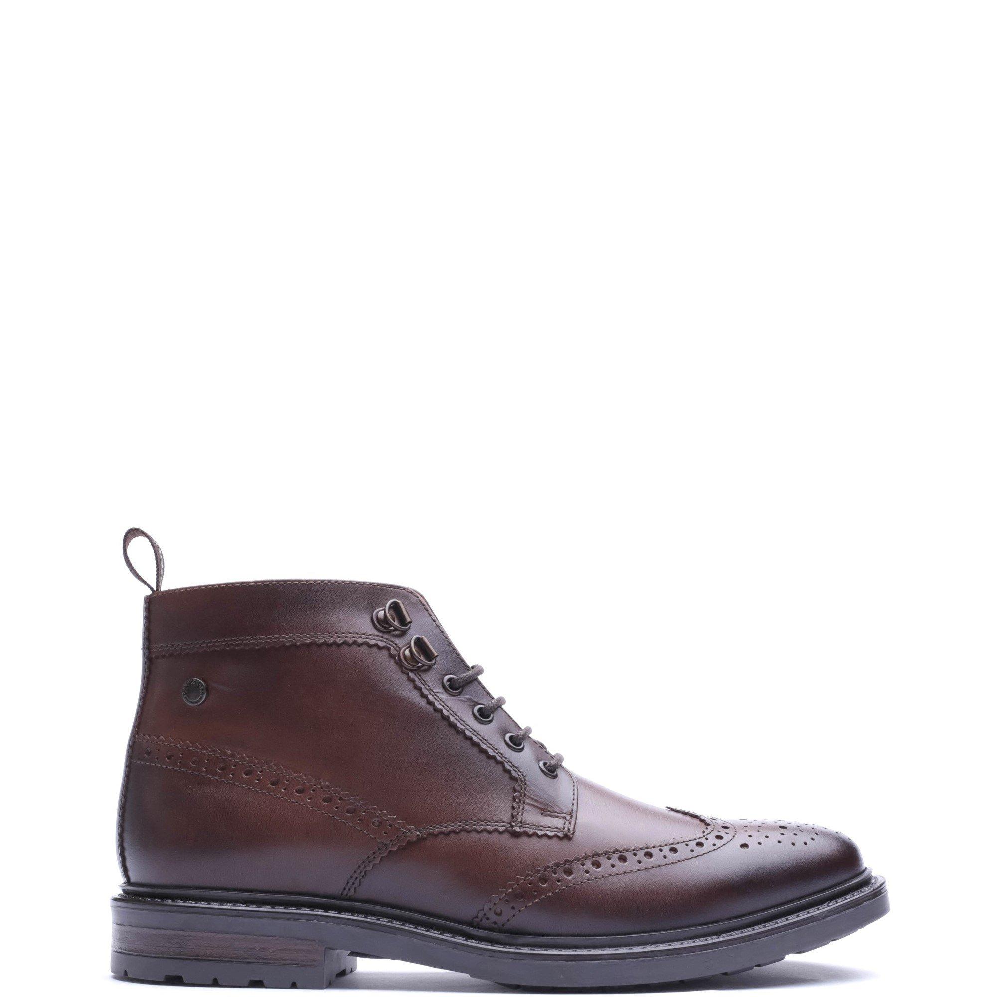 Brown - Base London - FOSTER BROGUE BOOT - 1