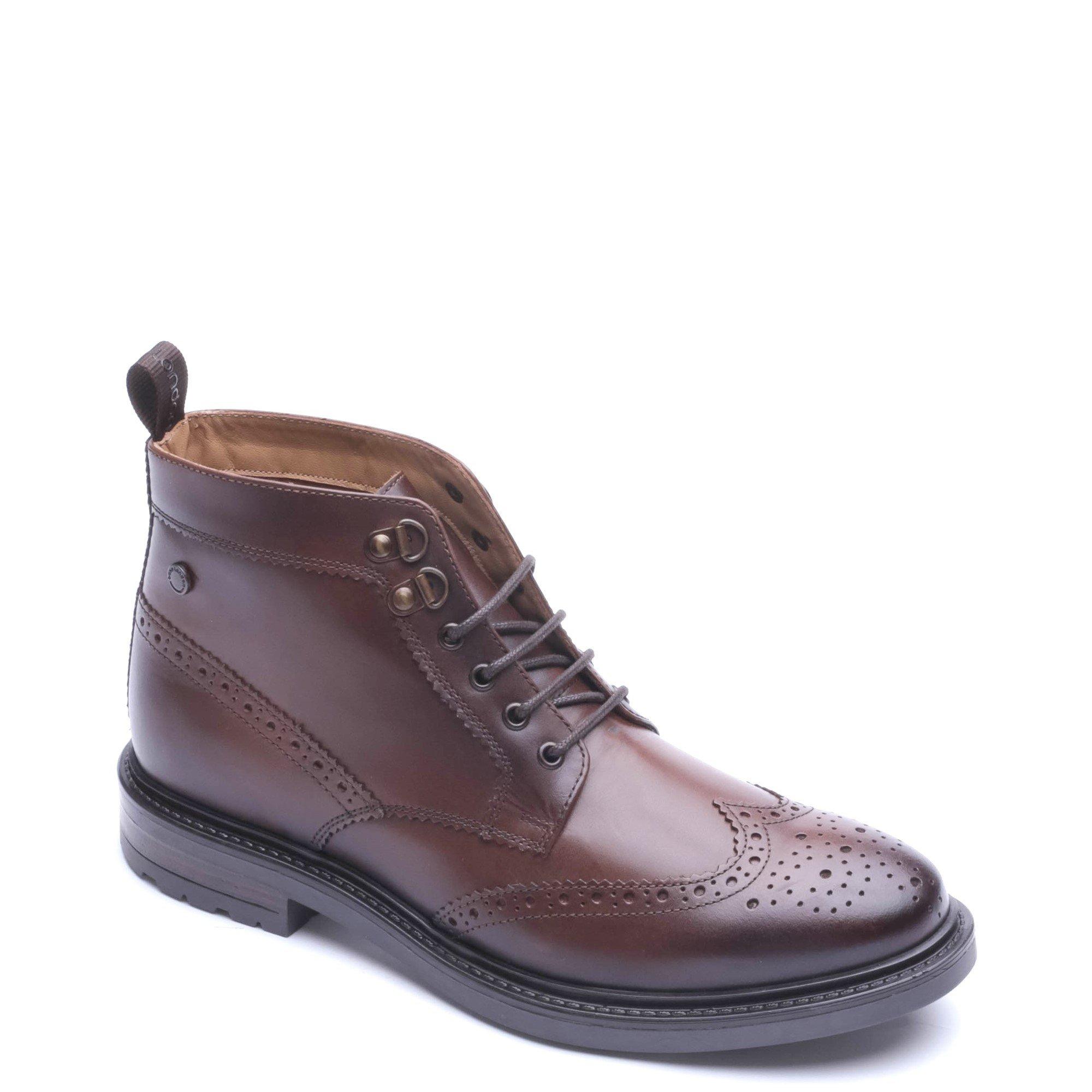 Brown - Base London - FOSTER BROGUE BOOT - 2