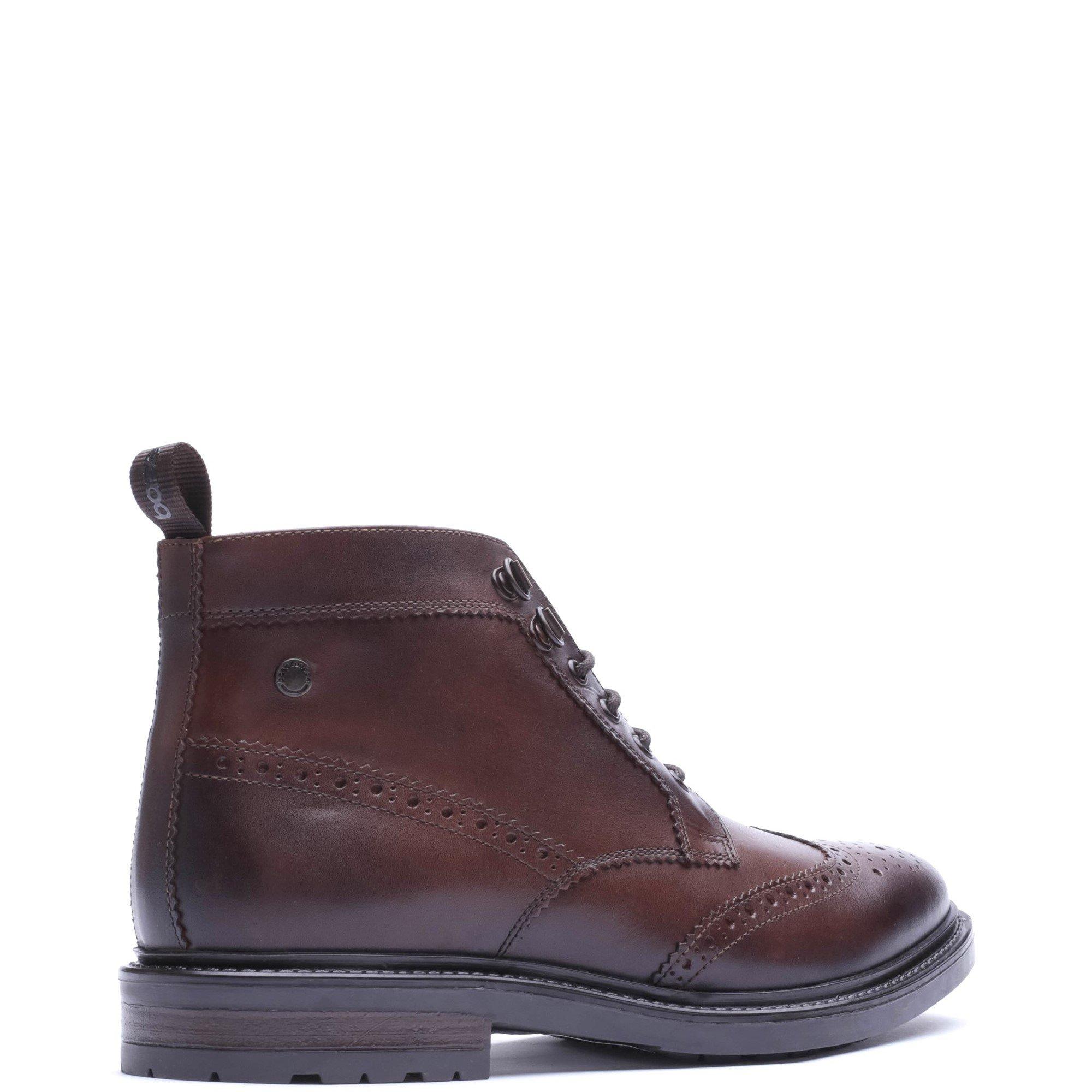 Brown - Base London - FOSTER BROGUE BOOT - 3
