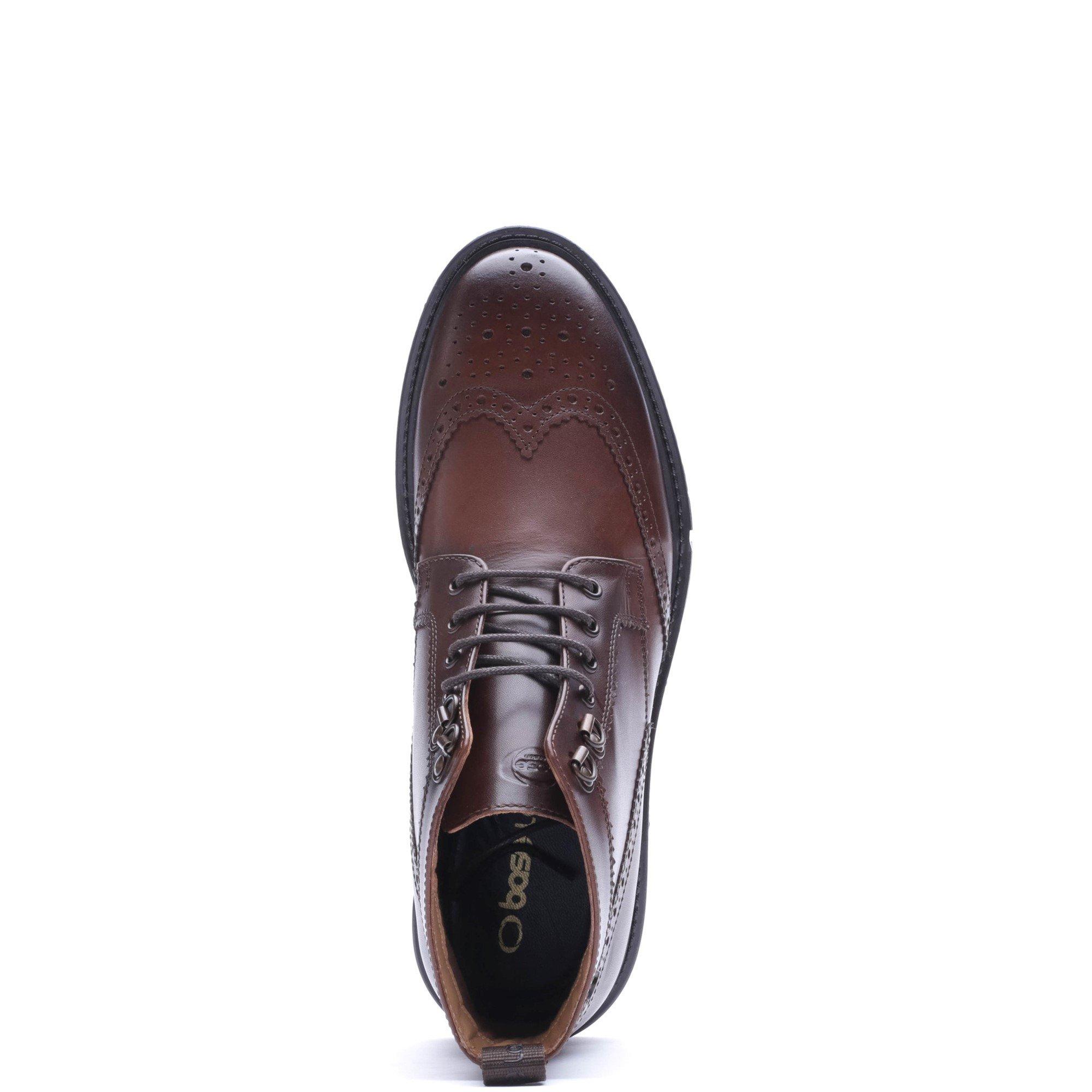 Brown - Base London - FOSTER BROGUE BOOT - 4
