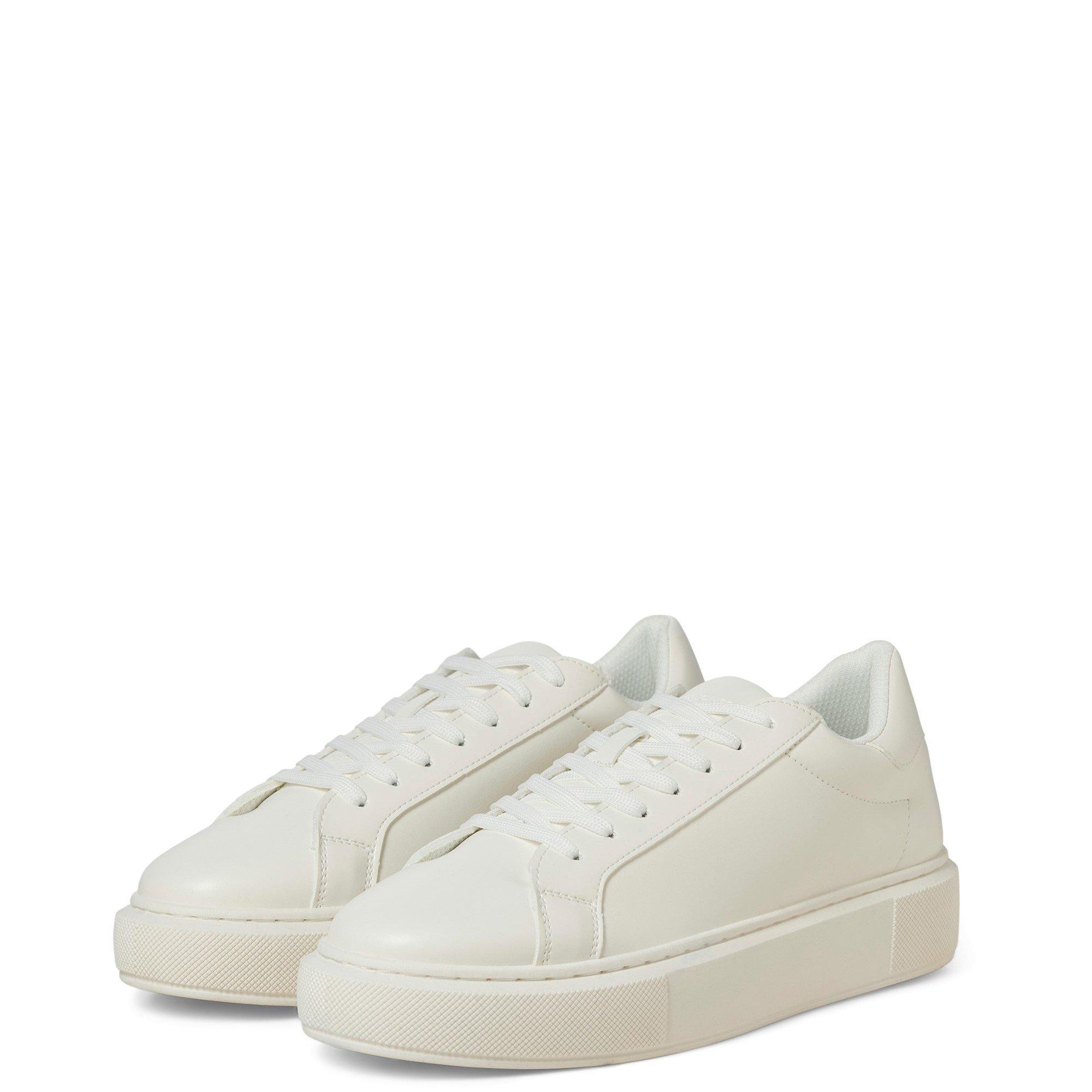 White - Jack and Jones - Aspire Cupsole Trainers - 1