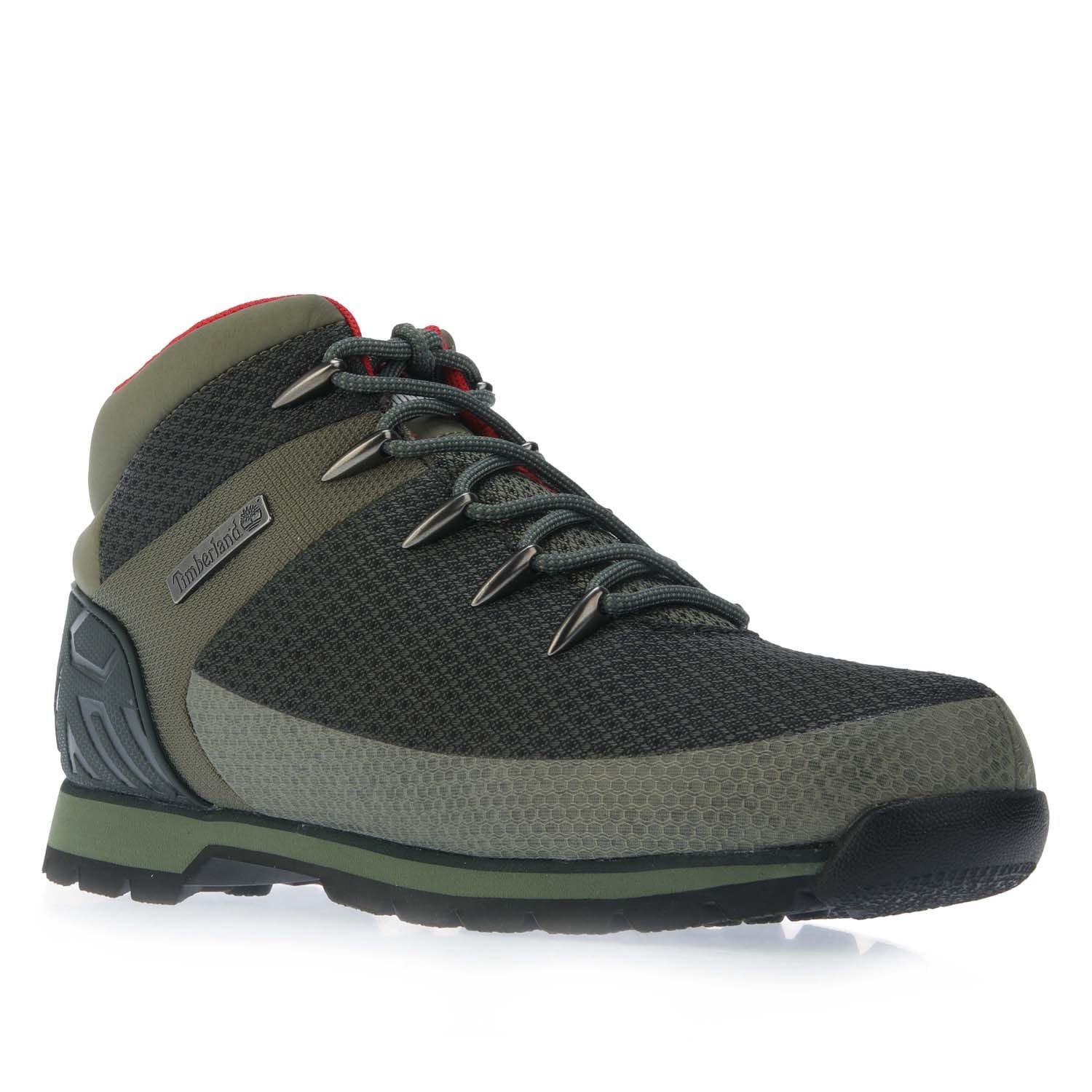 Grey - Timberland - Euro Sprint Mid Lace Waterproof Hiking Boots - 2