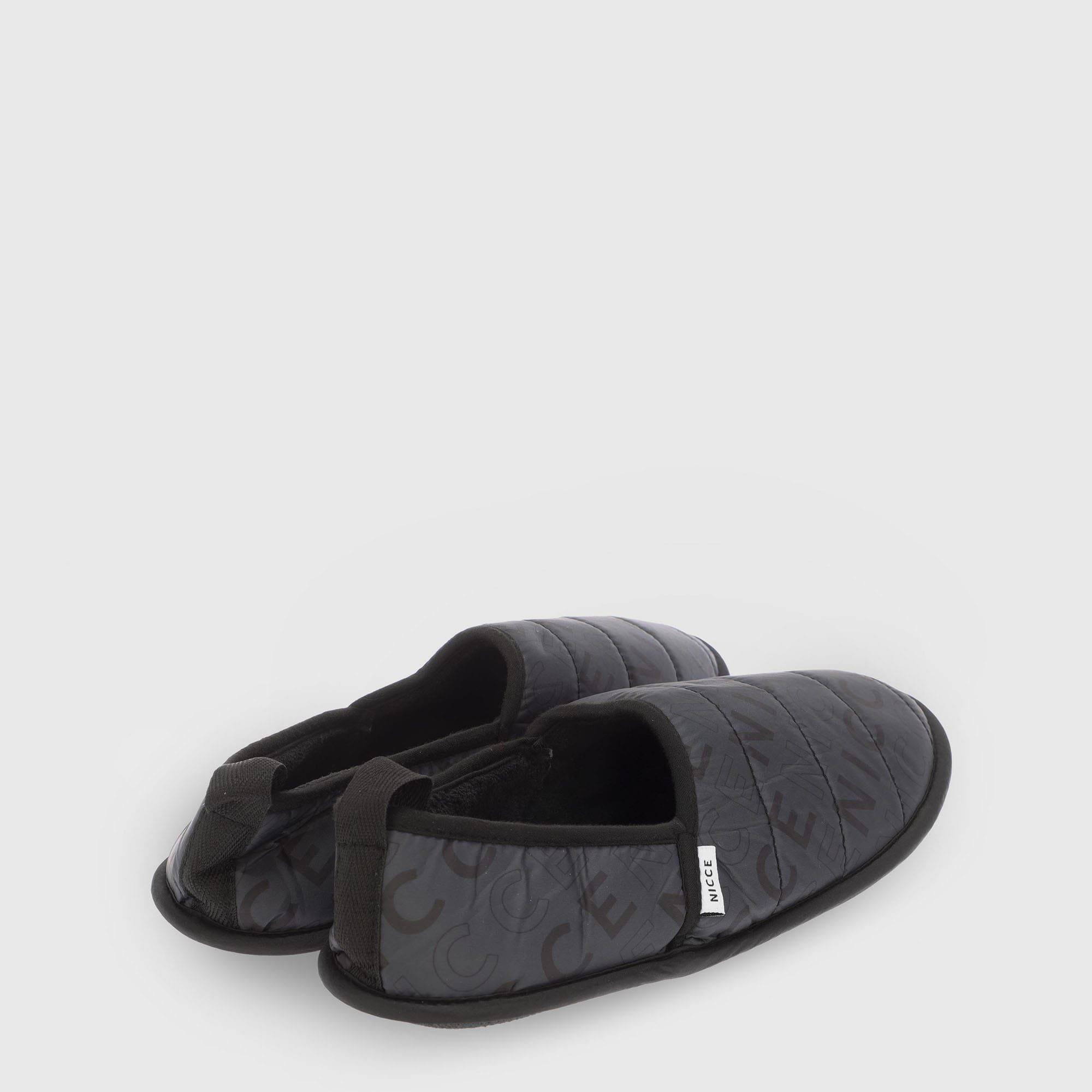 Charcoal - Nicce - Daniel Quilted Slippers - 2