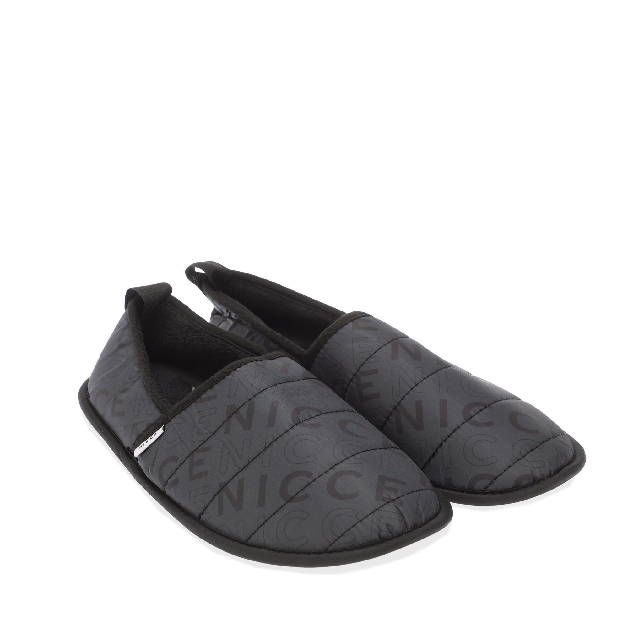 Charcoal - Nicce - Daniel Quilted Slippers - 4