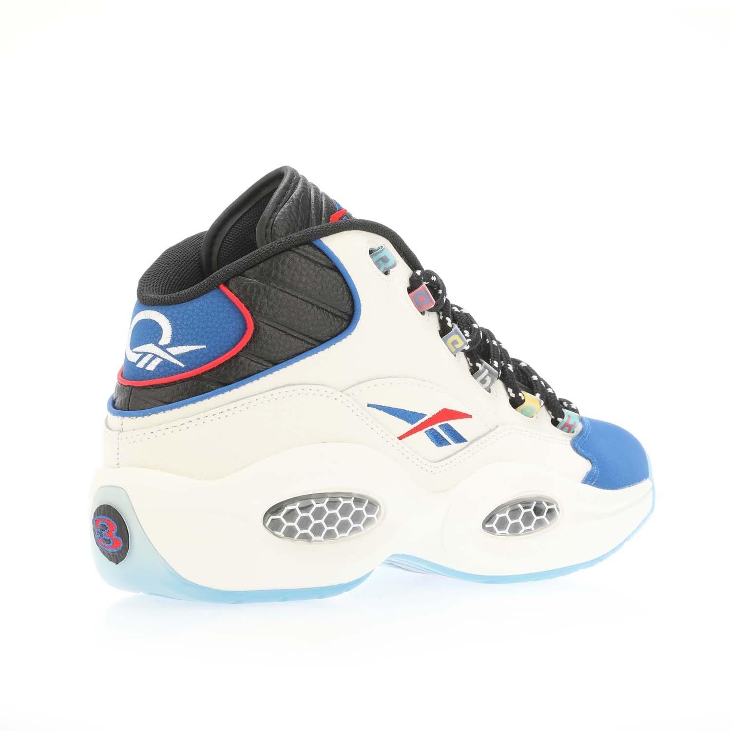 Black Blue - Reebok - Question Mid Trainers - 3