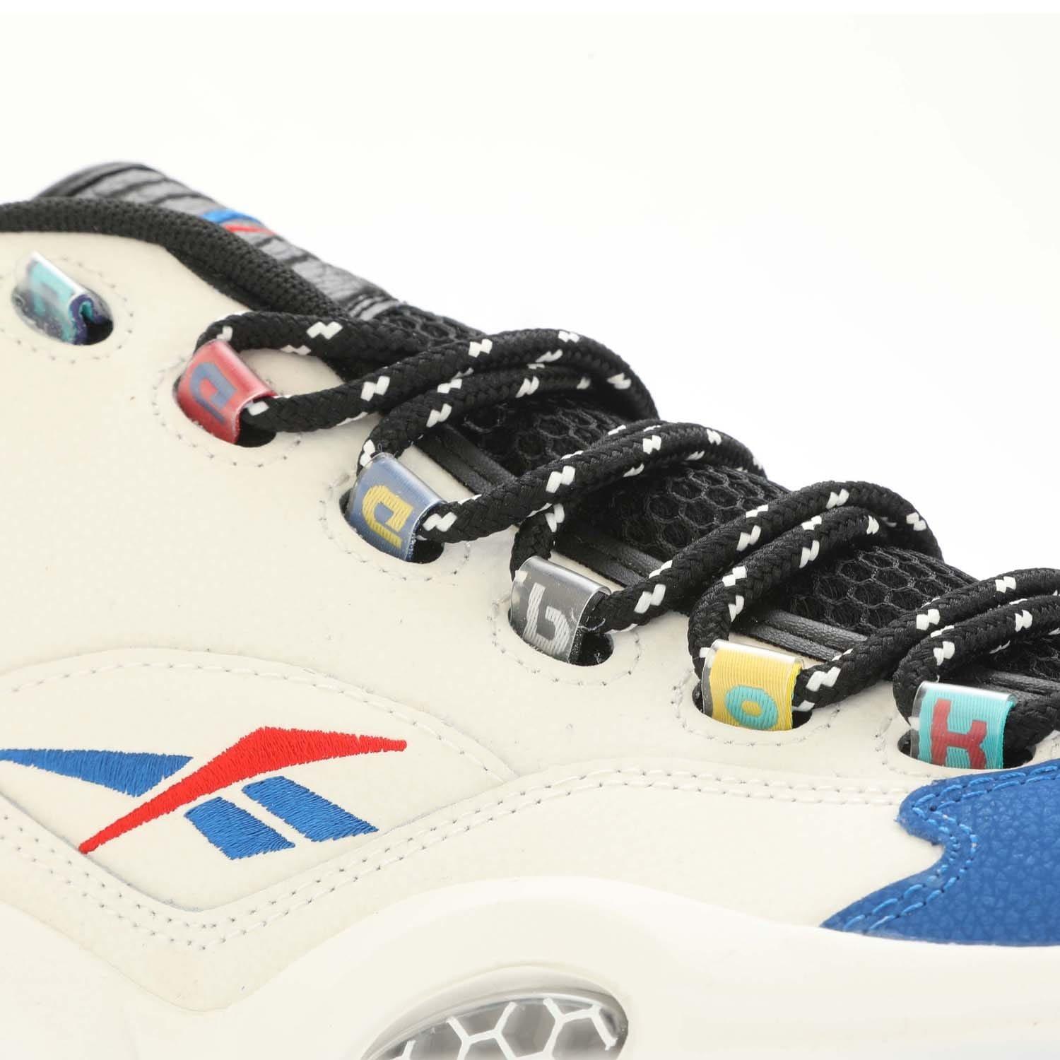 Black Blue - Reebok - Question Mid Trainers - 5