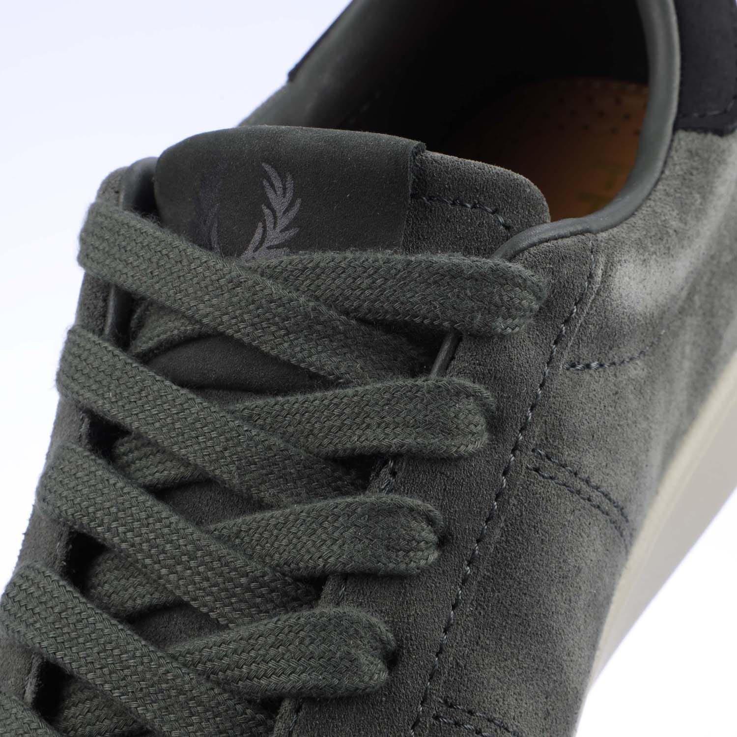 Green Black - Fred Perry - Spencer Suede Trainers - 6
