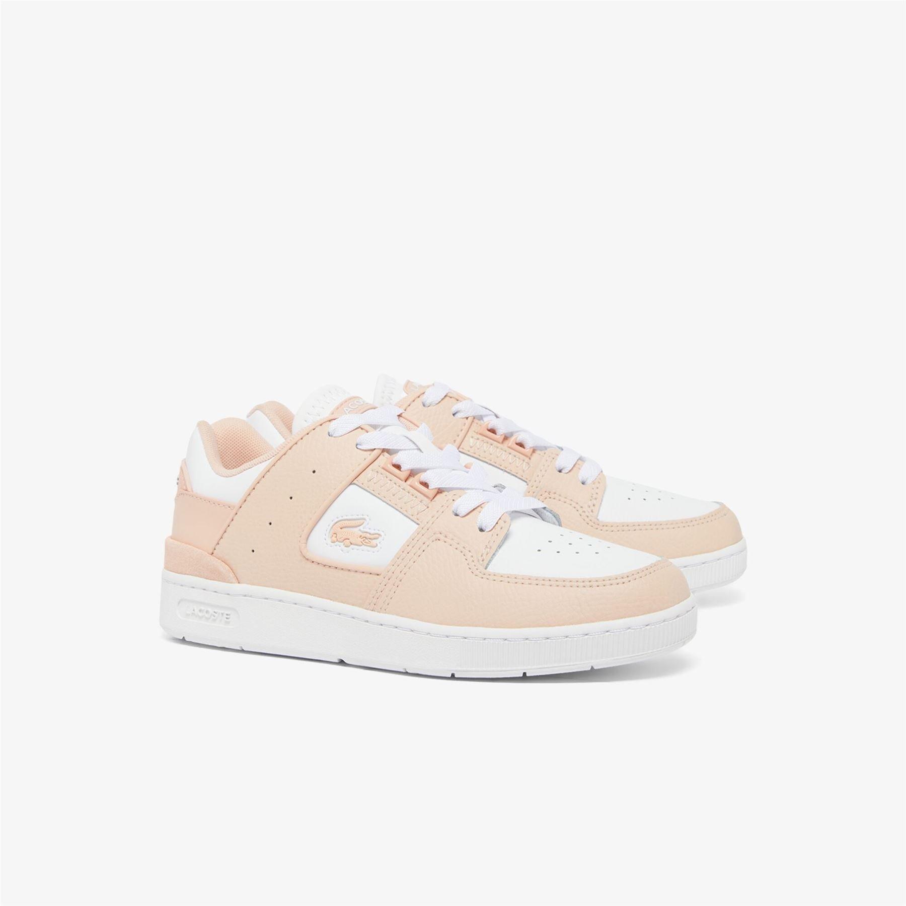 Pink White - Lacoste - Court Cage Trainers - 2