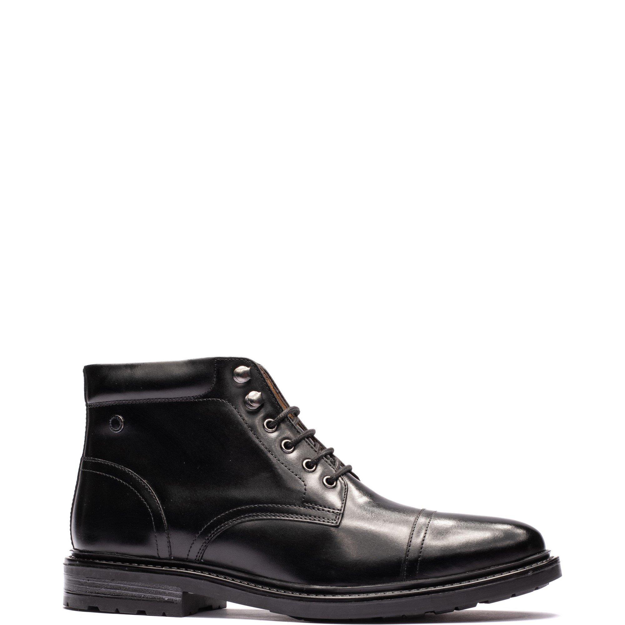 Black - Base London - PORTER TOE CAP BOOT - 1