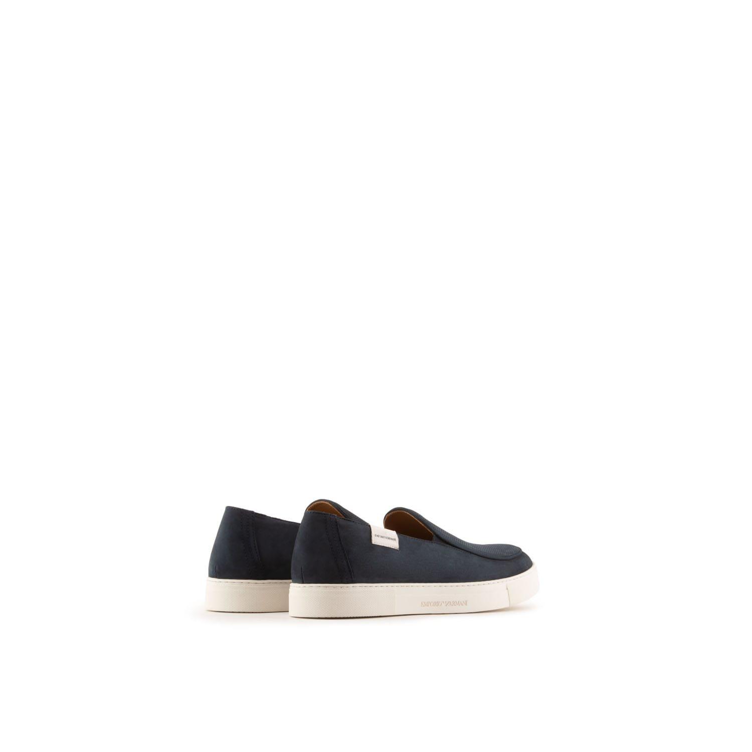 Black - Emporio Armani - Slip On Trainers - 3