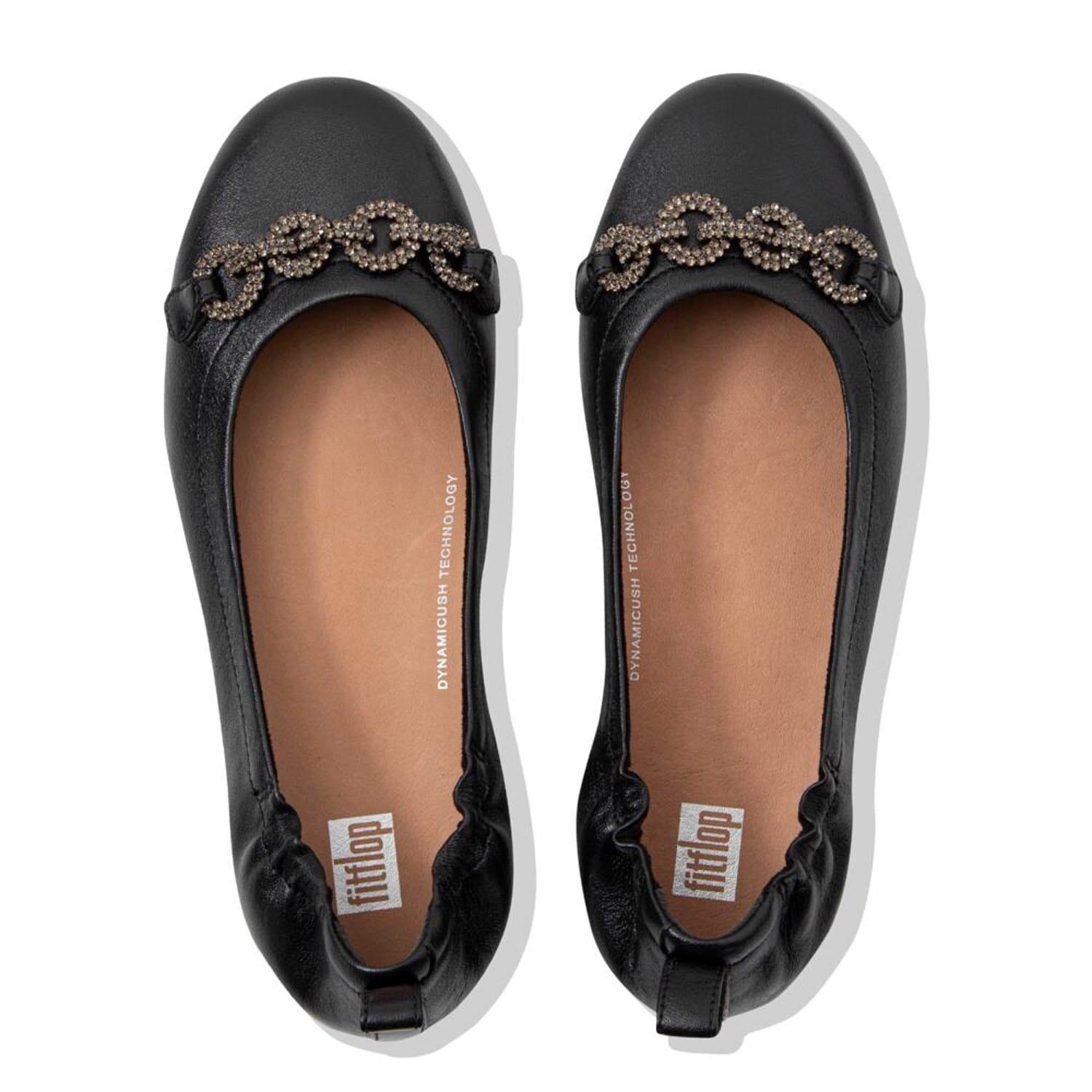 Black - Fitflop - Allegro Sparkle Ballerina Pumps - 2