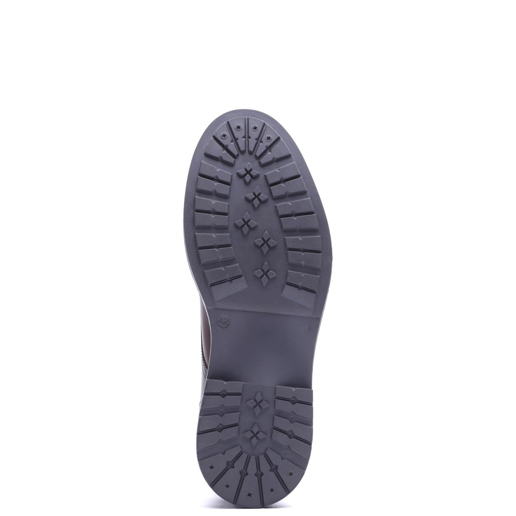 Brown - Base London - PORTER TOE CAP BOOT - 5