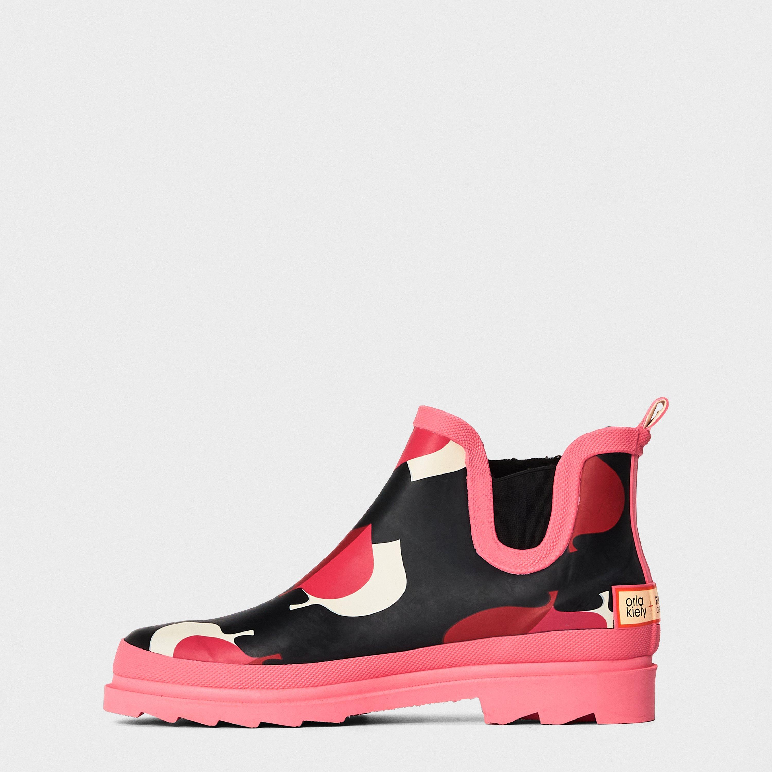 ShadowElmPnk - Regatta - Orla Kiely Fleece Lined Ankle Wellington - 2