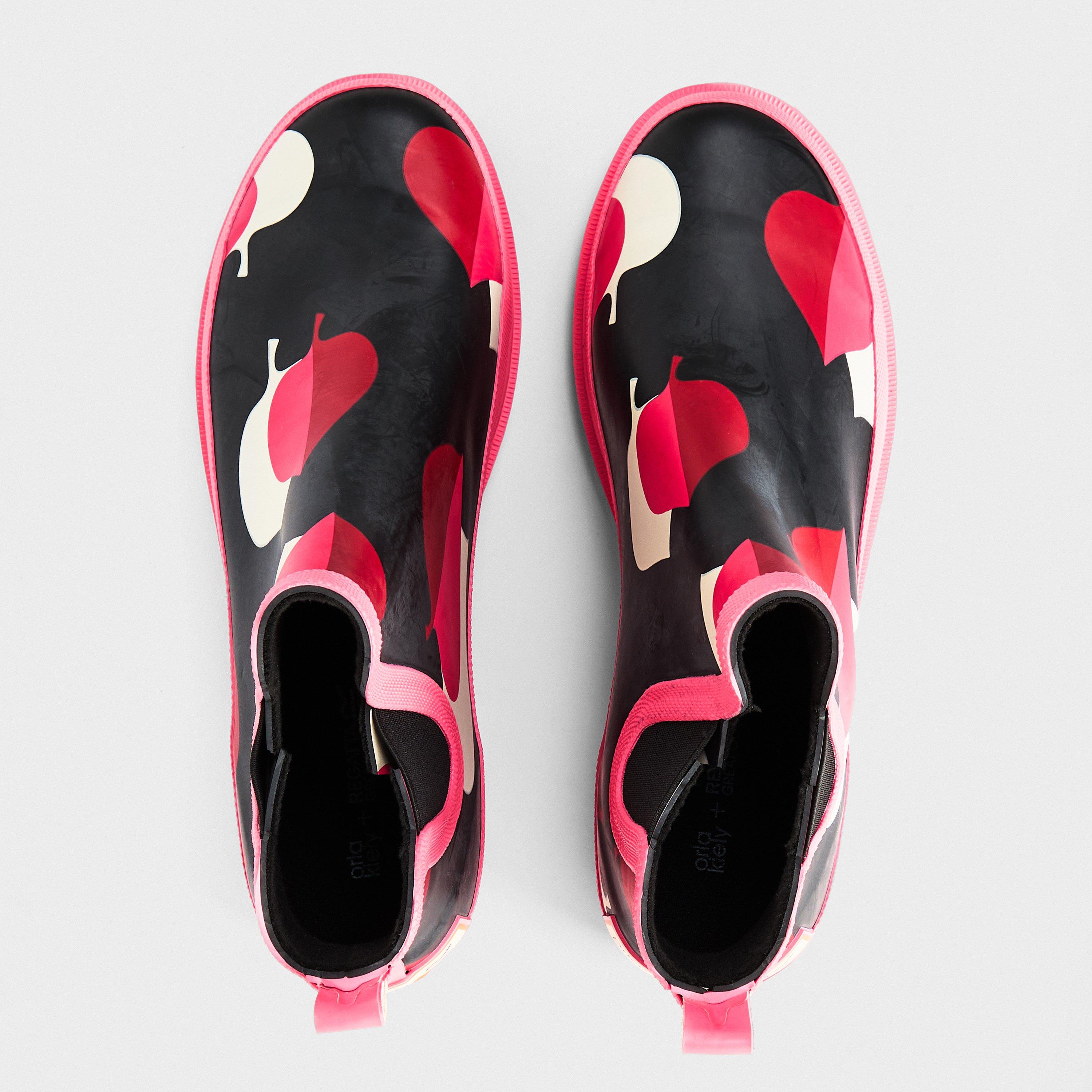 ShadowElmPnk - Regatta - Orla Kiely Fleece Lined Ankle Wellington - 4