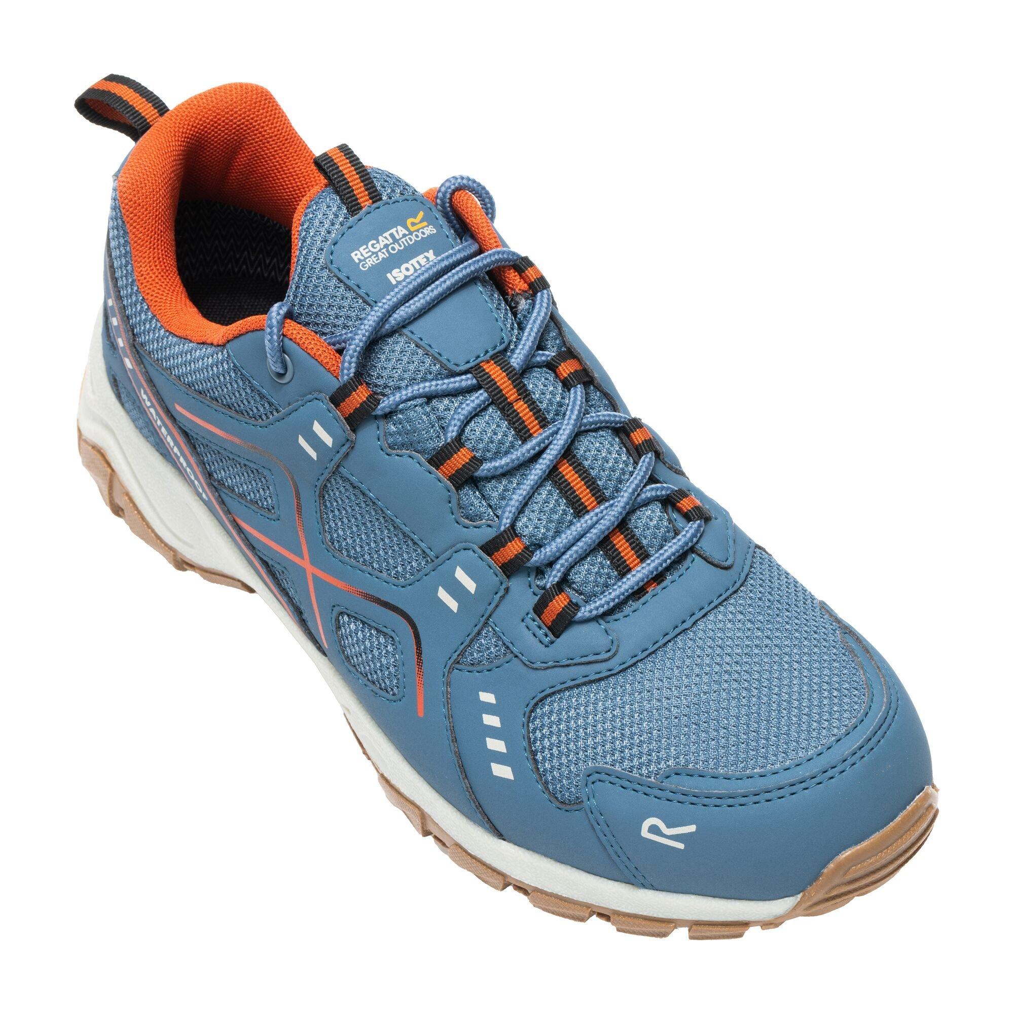 Blue Mirage / R - Regatta - Mens Vendeavour Waterproof Walking Shoes - 4