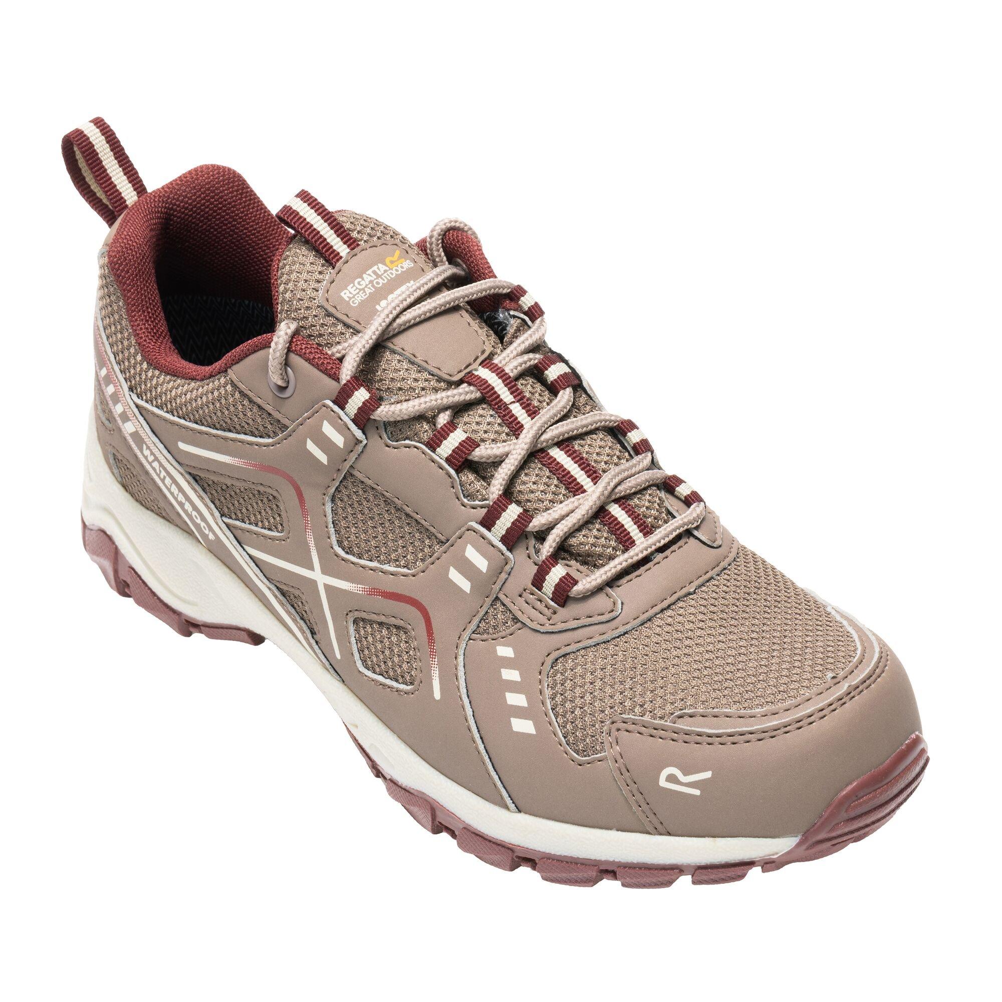 Mocha / Dark Ch - Regatta - Womens Vendeavour Waterproof Walking Shoes - 4