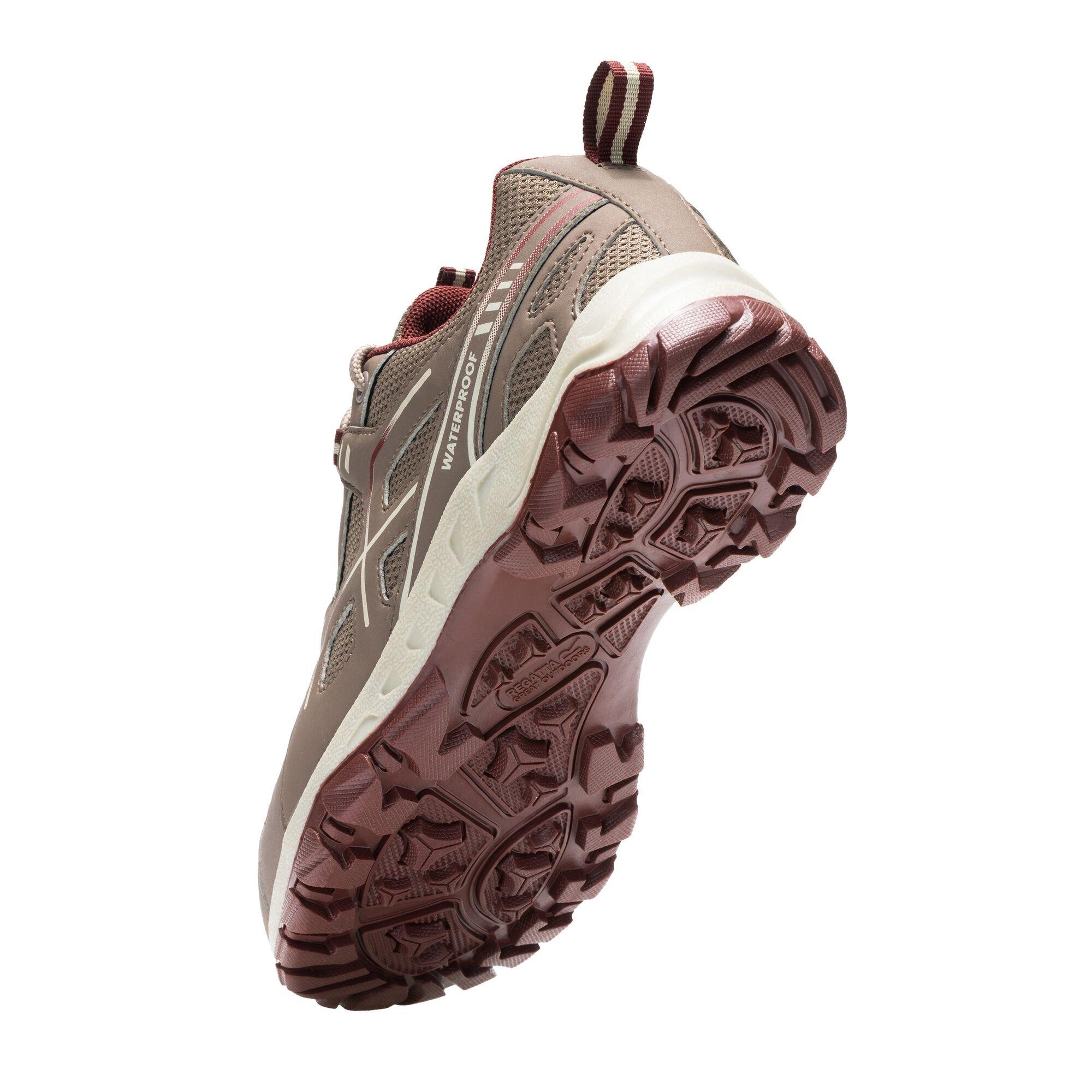 Mocha / Dark Ch - Regatta - Womens Vendeavour Waterproof Walking Shoes - 6