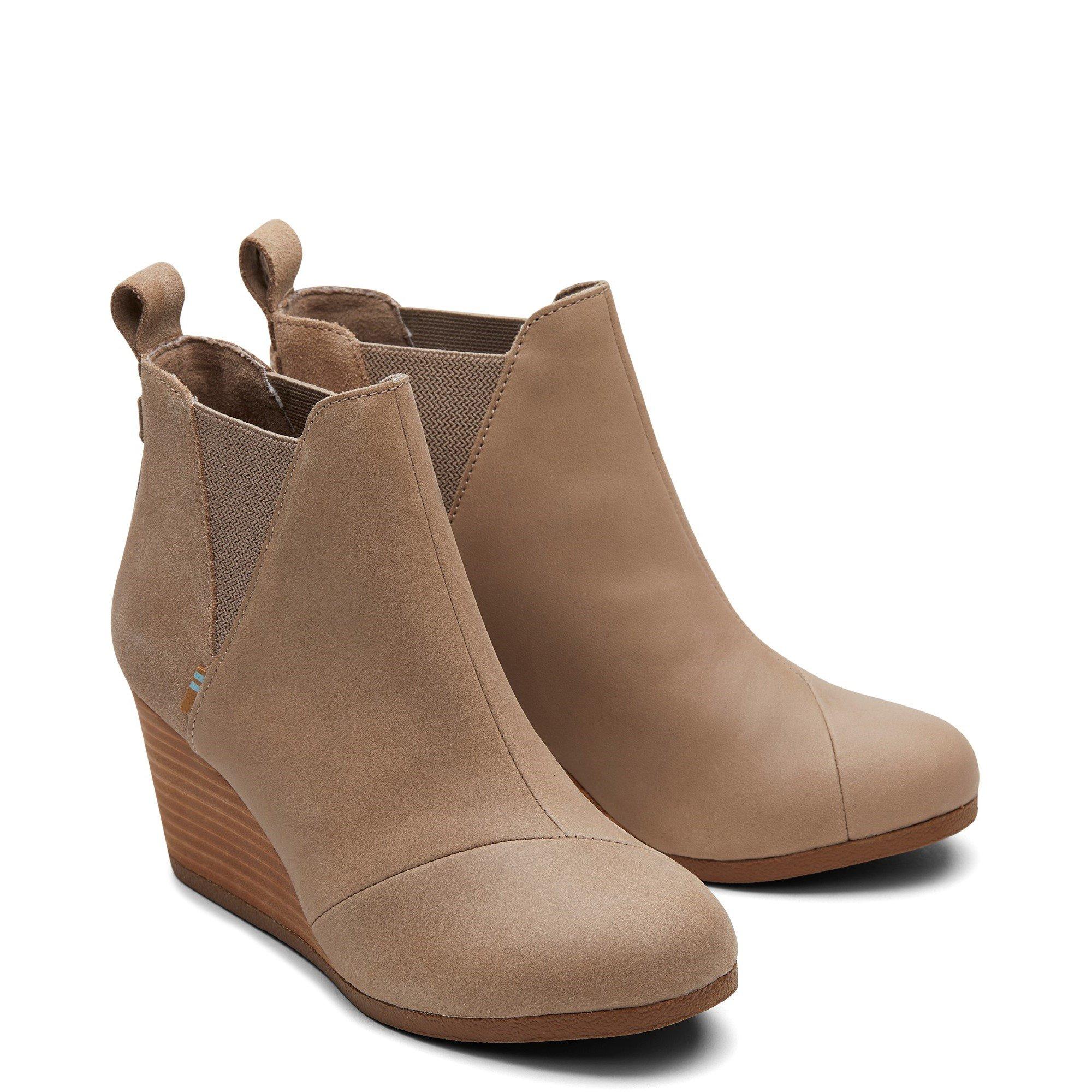 Taupe - Toms - Kelsey Ankle Boots - 2