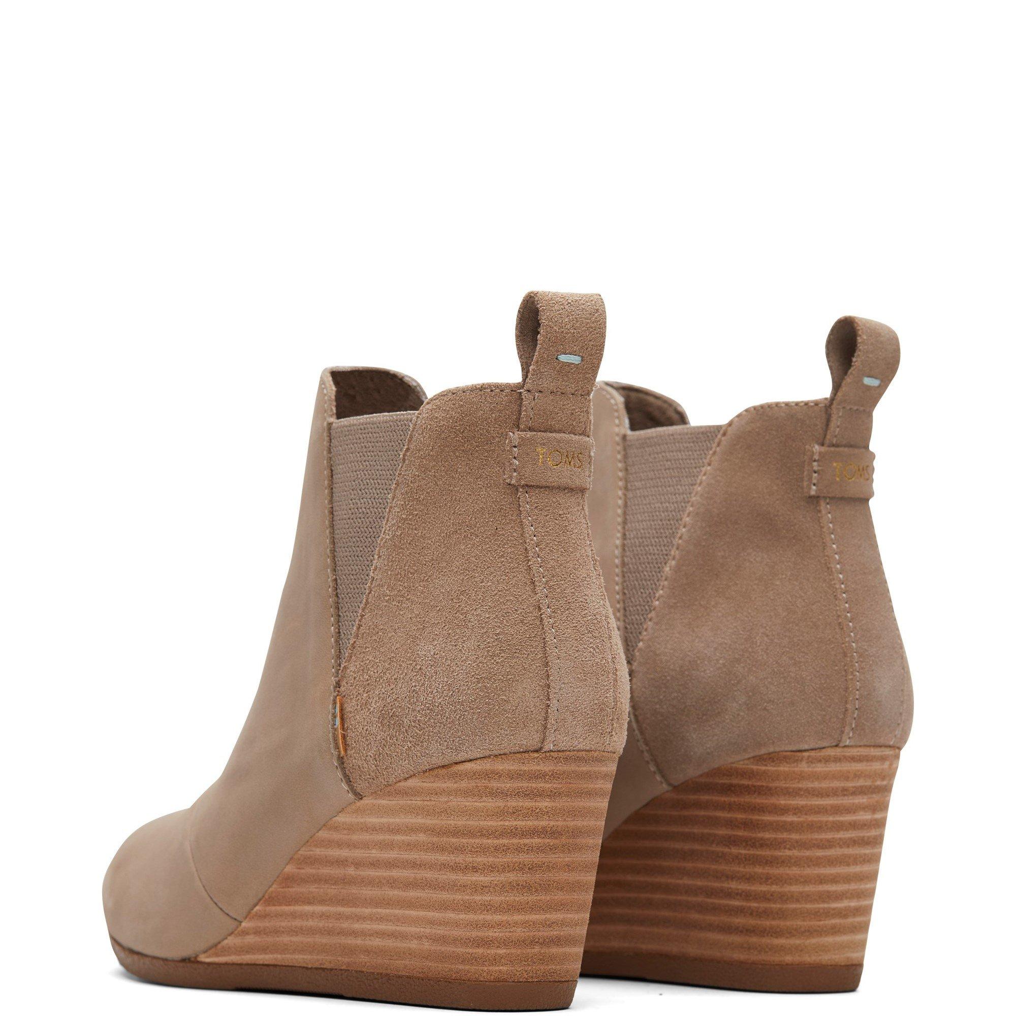 Taupe - Toms - Kelsey Ankle Boots - 3