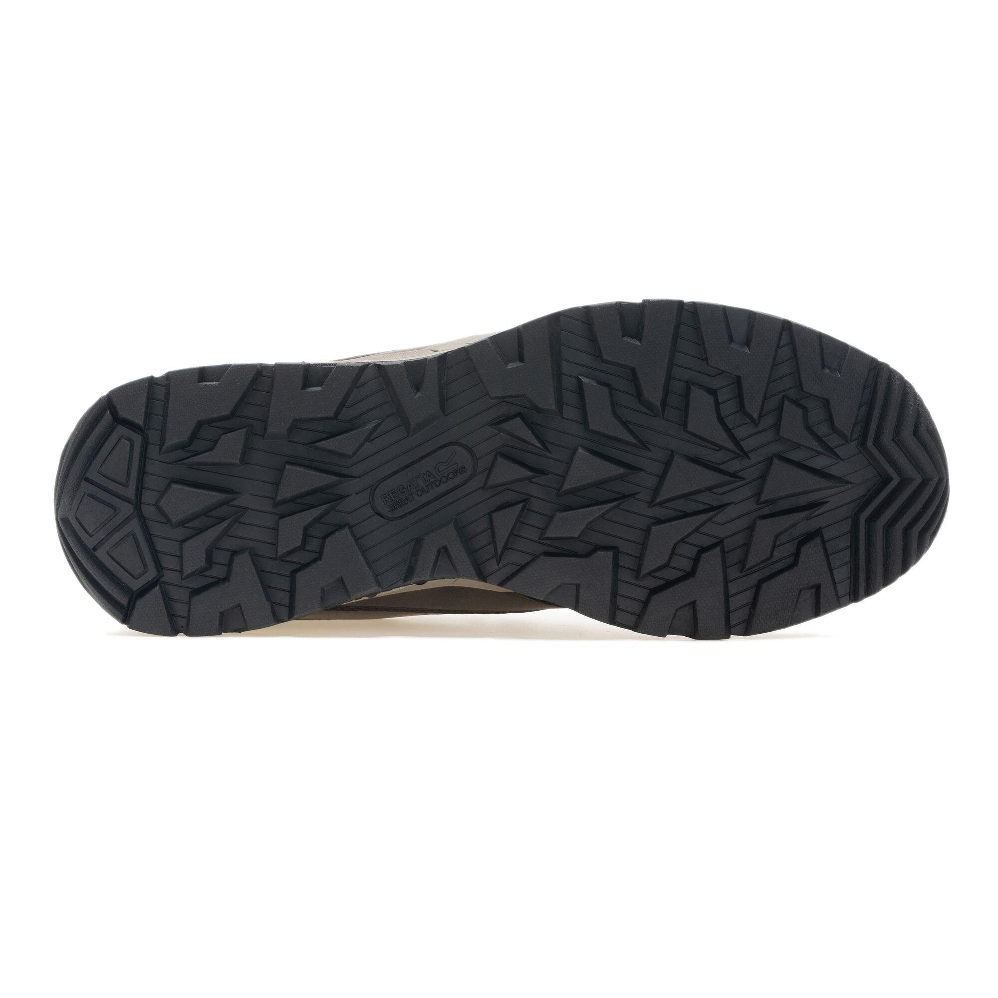 Peat/Tan - Regatta - Mens Amble Low Waterproof Trainers - 5