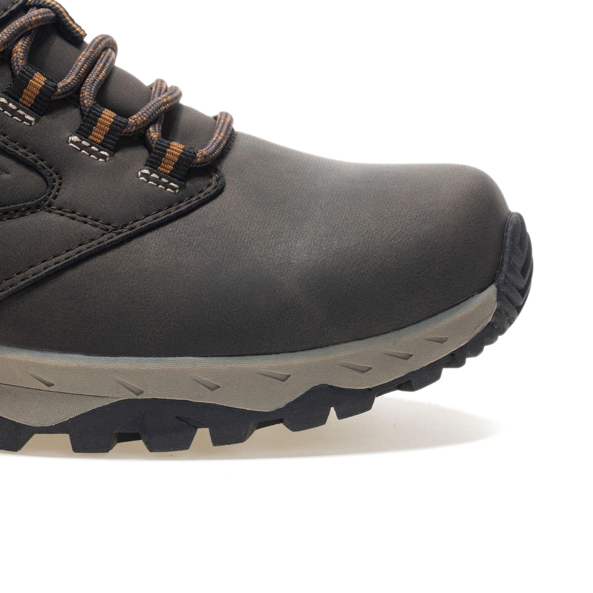 Peat/Tan - Regatta - Mens Amble Low Waterproof Trainers - 8