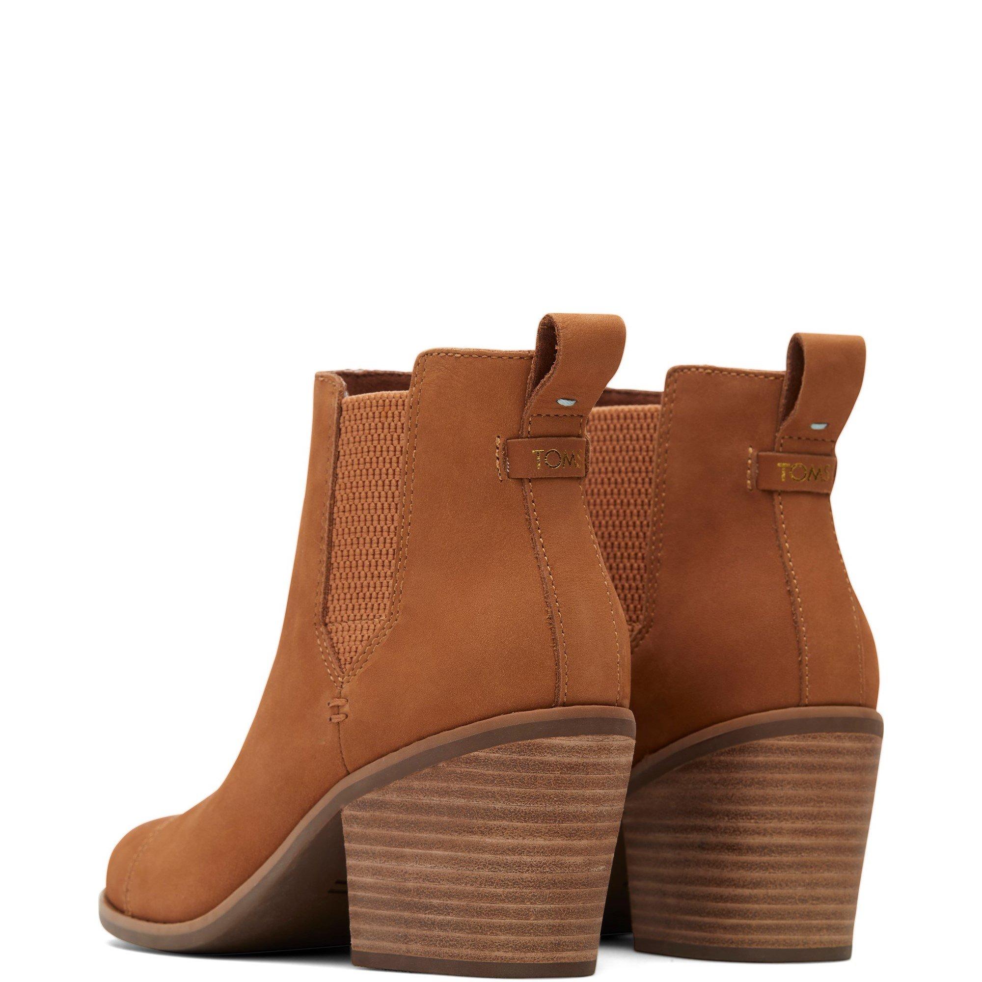 Tan - Toms - Women's Everly Flat Ankle Boots - 3