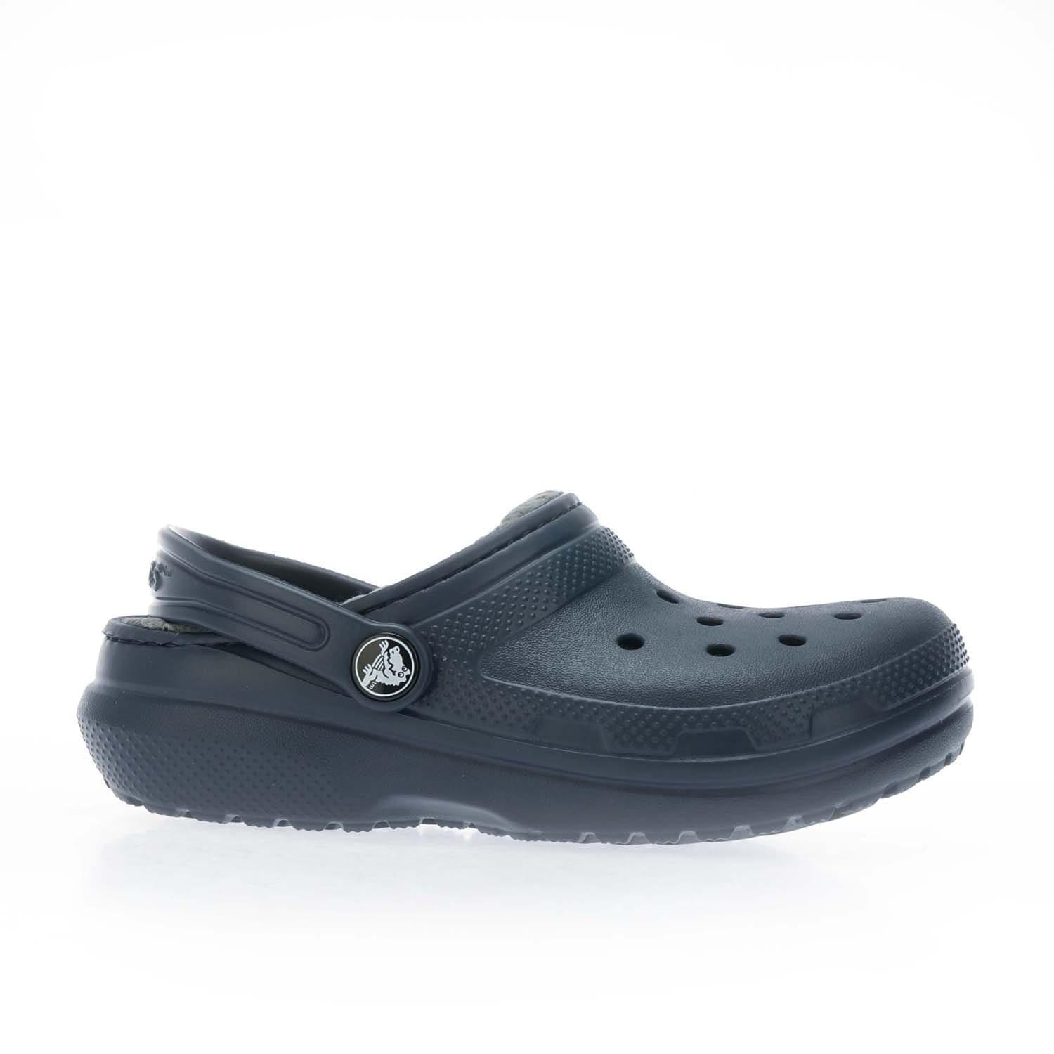 Black - Crocs - Classic Lined Clogs - 1