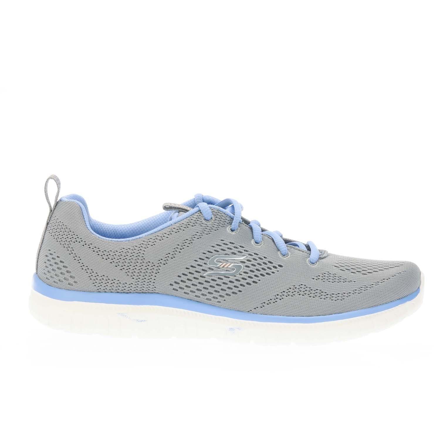 Grey Blue - Skechers - Virtue - Kind Favor Trainers - 1