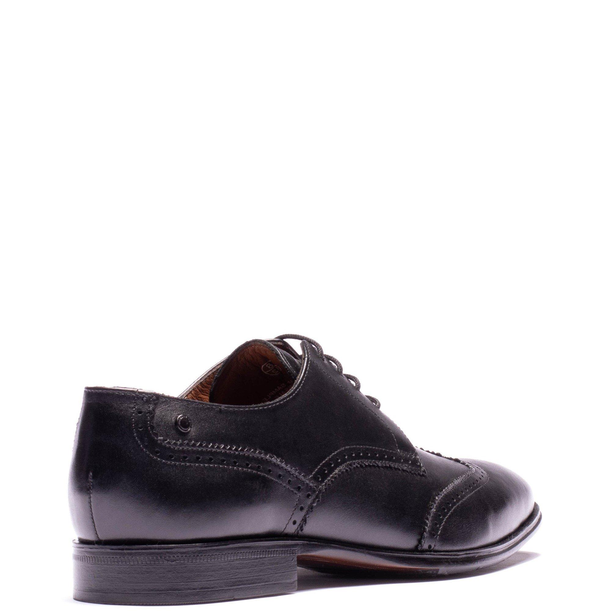 Black - Base London - SLOANE BROGUE SHOE - 3