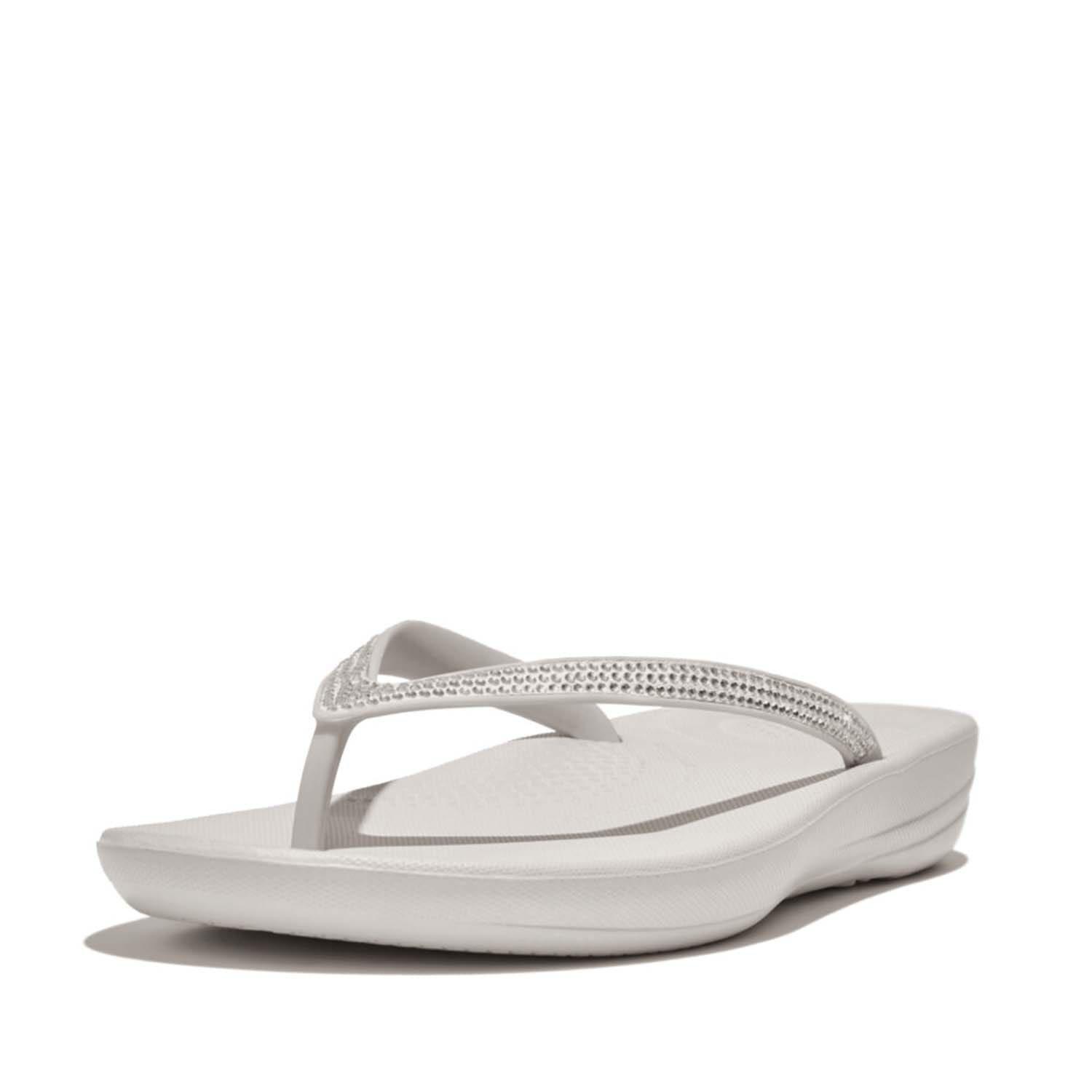 Grey - Fitflop - Iqushion Sparkle Flip-Flop - 2