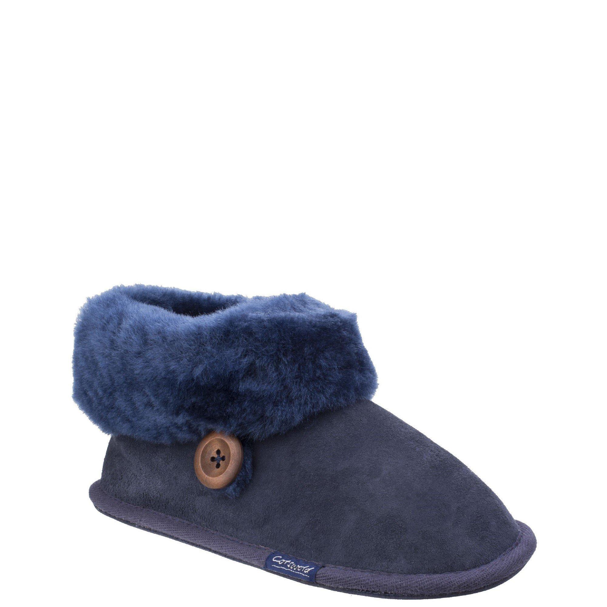 Dark Blue - Cotswold - Wotton Sheepskin Bootie - 2