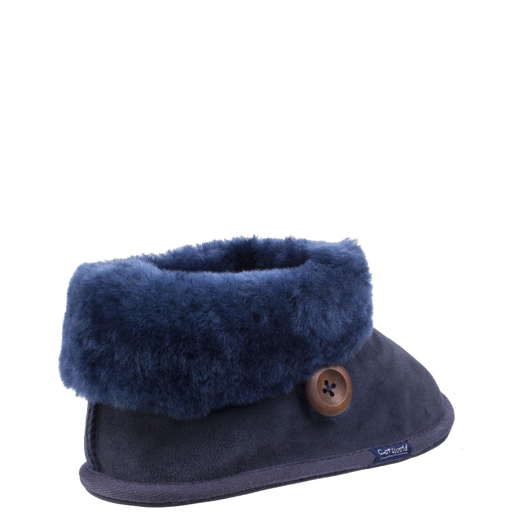 Dark Blue - Cotswold - Wotton Sheepskin Bootie - 3