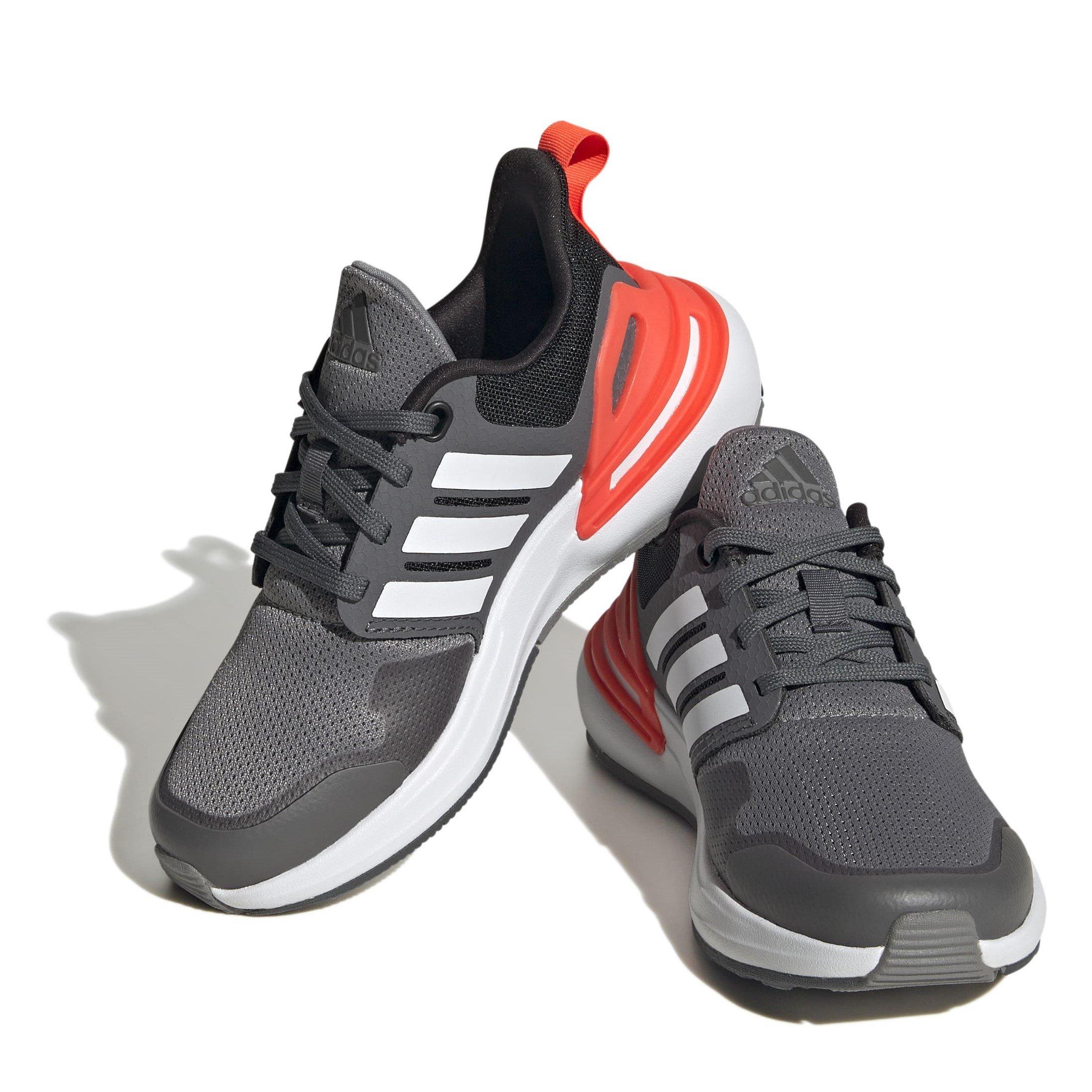 Grey Three / Cl - adidas - Rapidasport Bounce Sport Running Lace Shoes Kids - 3