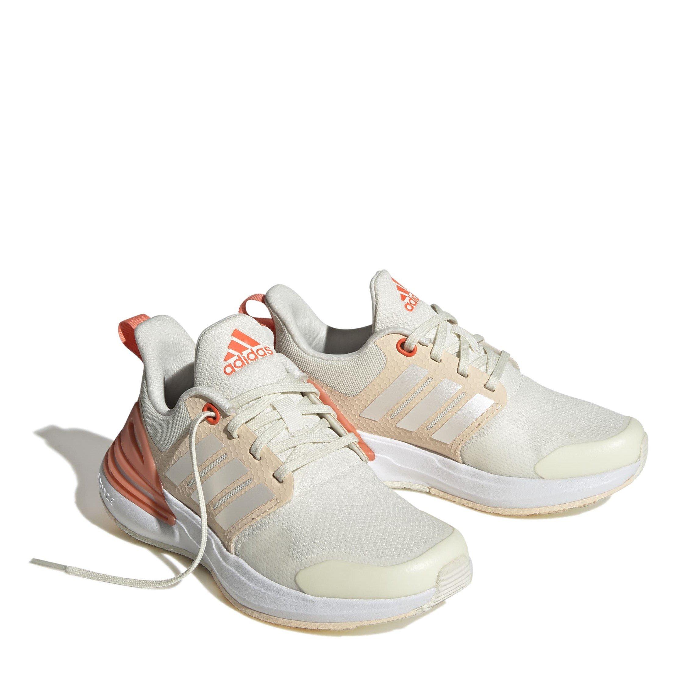 Off White / Zer - adidas - Rapidasport Bounce Sport Running Lace Shoes Kids - 3