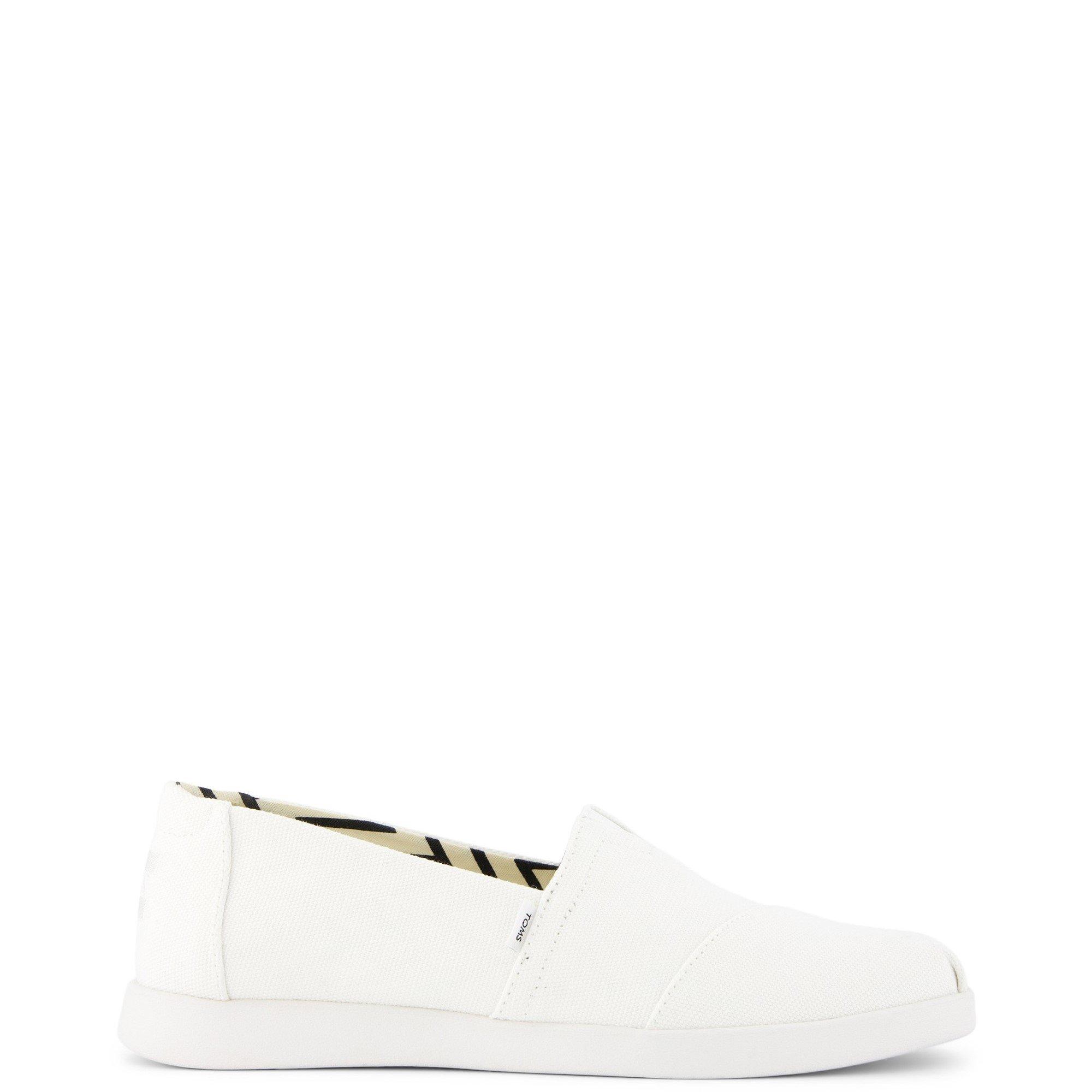 Toms Women's Alpargata Plus Shoe - White - 5 (37.5)