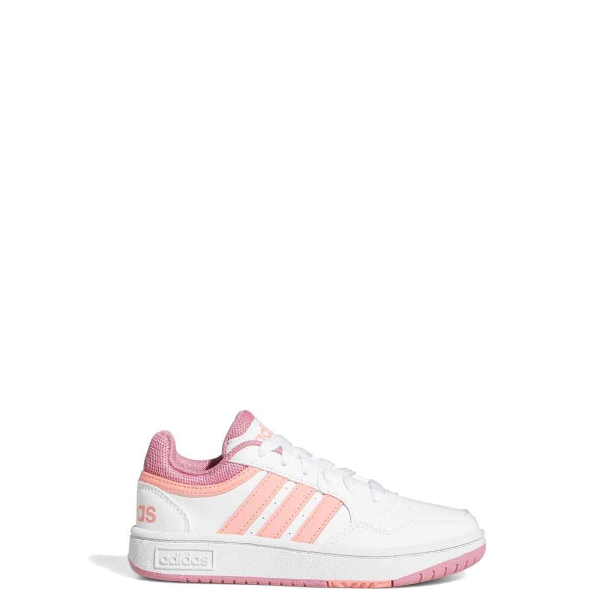 White - adidas - Hoops 3.0 Trainers - 2