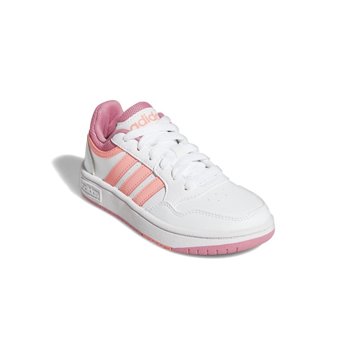 White - adidas - Hoops 3.0 Trainers - 6