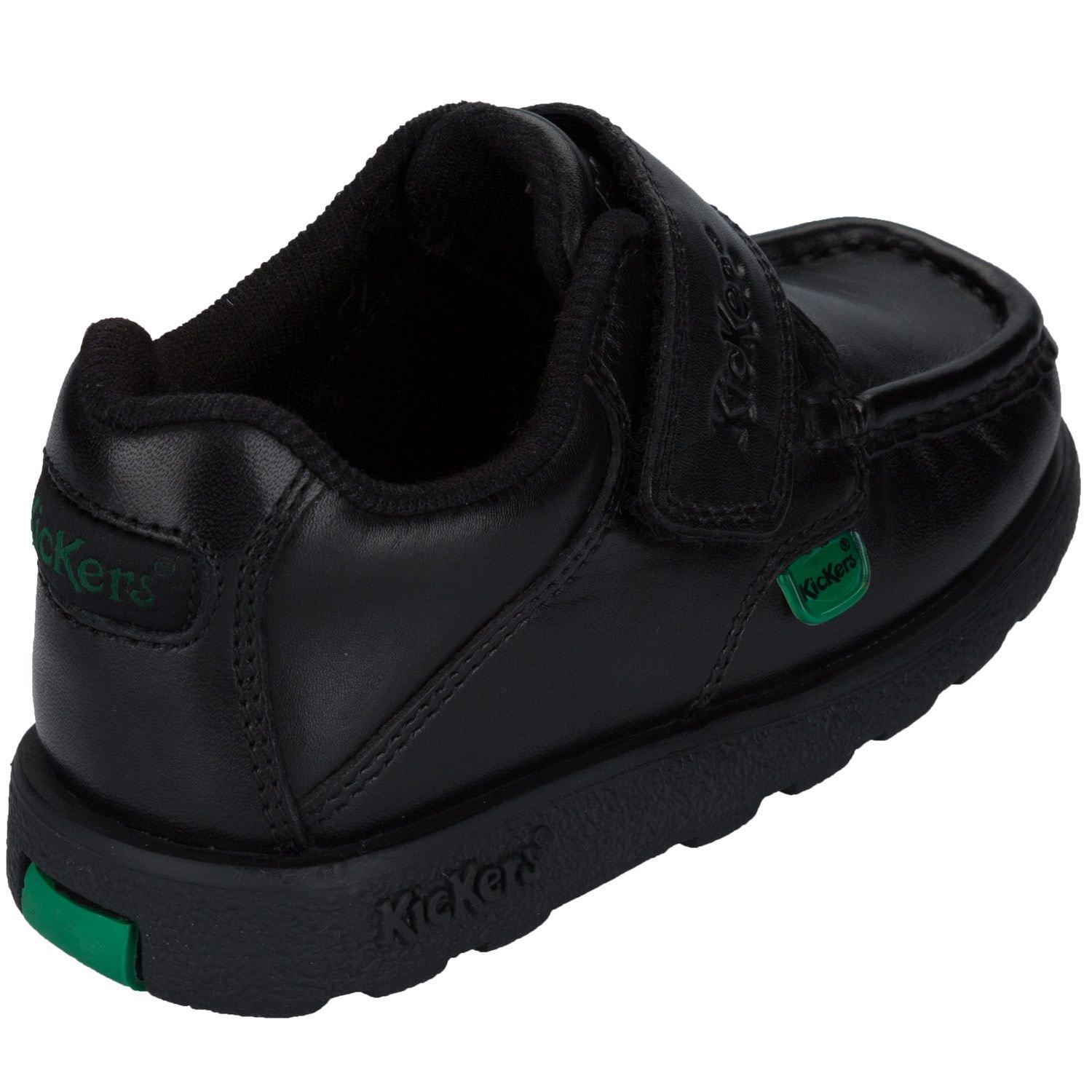 Black - Kickers - Children Fragma Strap Shoe - 2