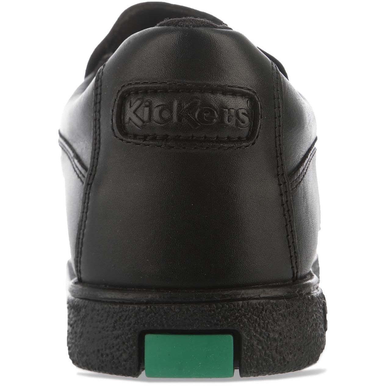 Negro - Kickers - Kids' Fragma Slip Leather Low-Top Trainers - 7